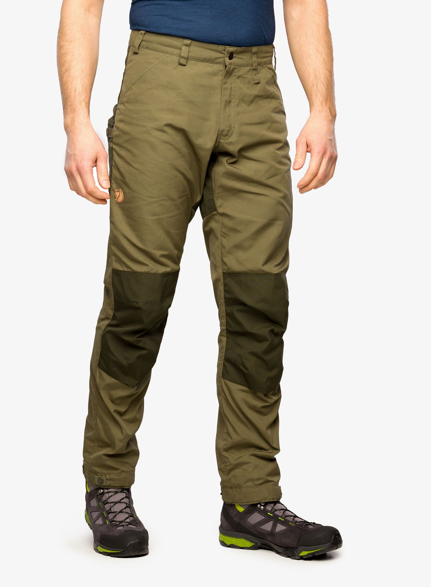 Turistické kalhoty Fjallraven Greenland Trail Trousers - laurel green/deep forest