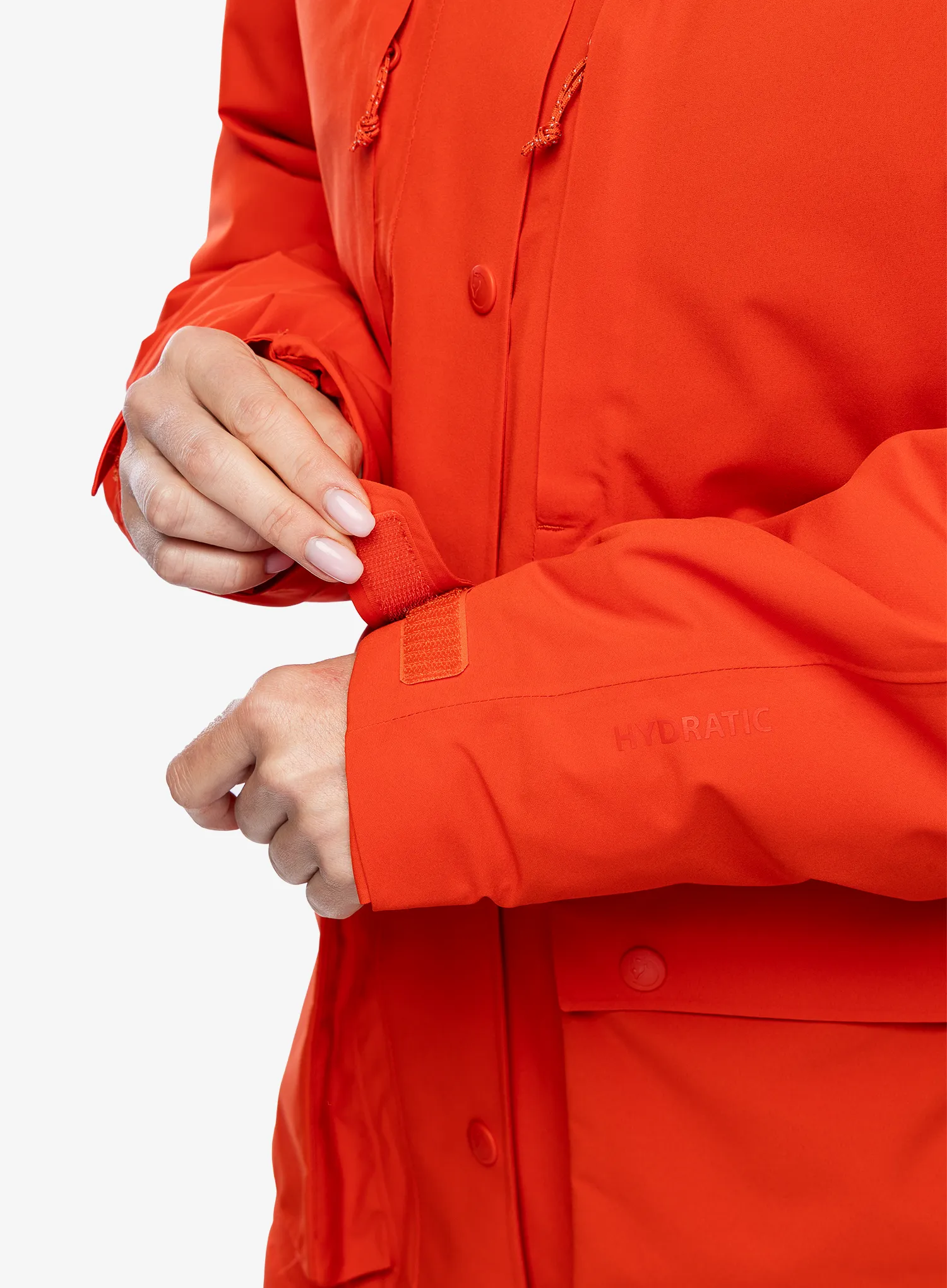 Dámská zimní bunda Fjallraven HC Hydratic Padded Jacket - flame orange