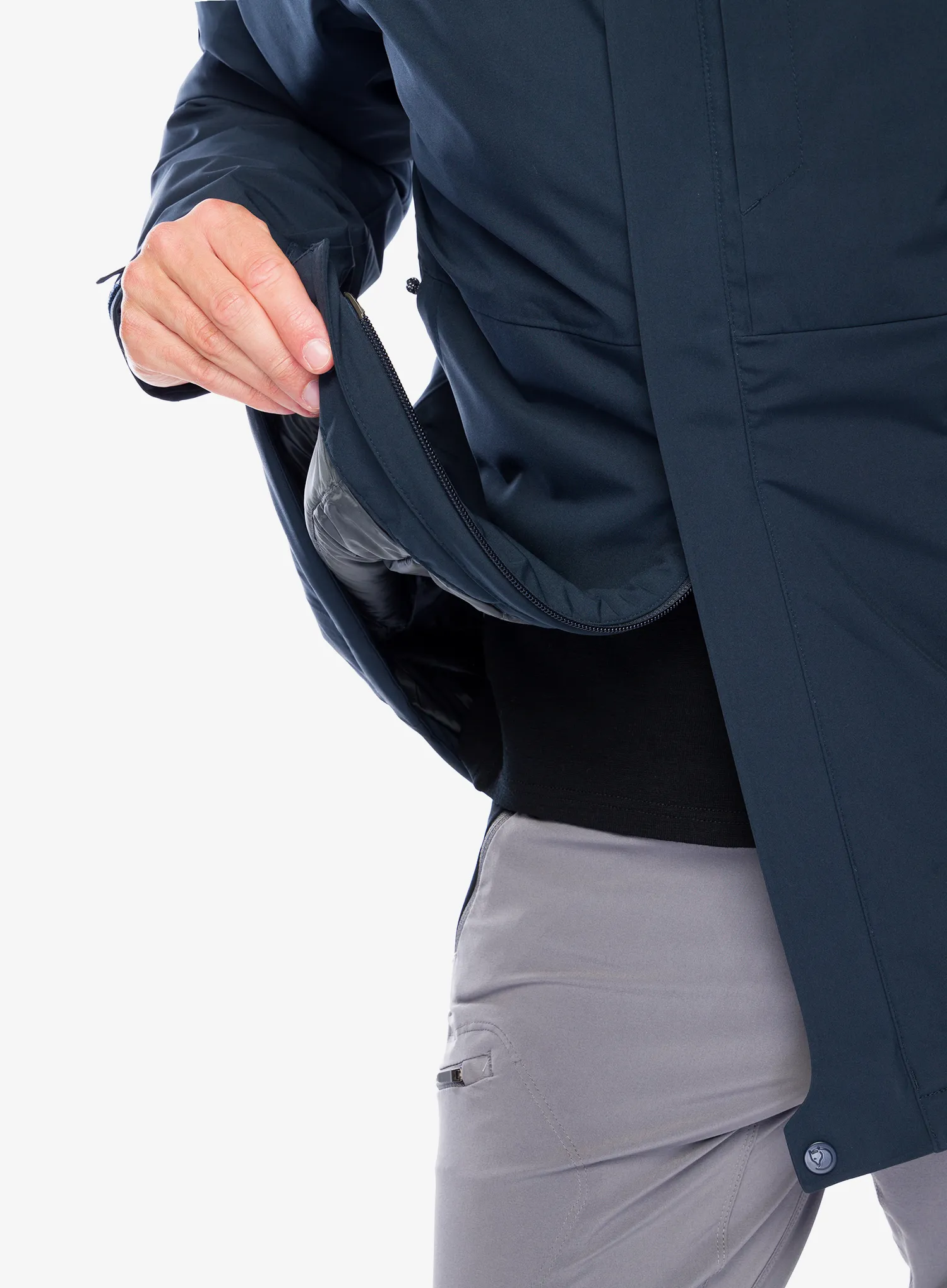Zateplená bunda Fjallraven HC Hydratic Padded Trail Jkt - dark navy