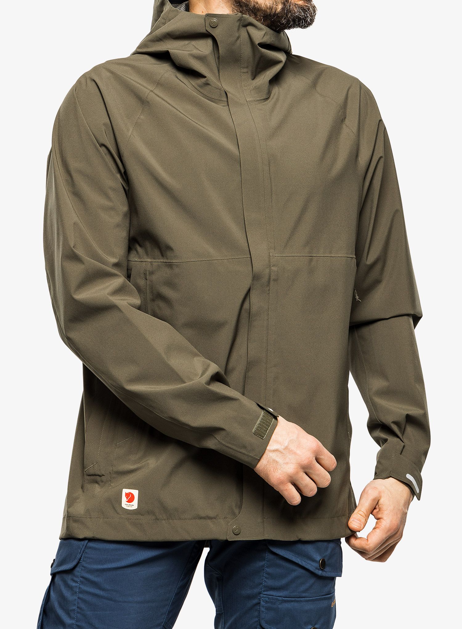 Bunda do deště Fjallraven HC Hydratic Trail Jacket - laurel green