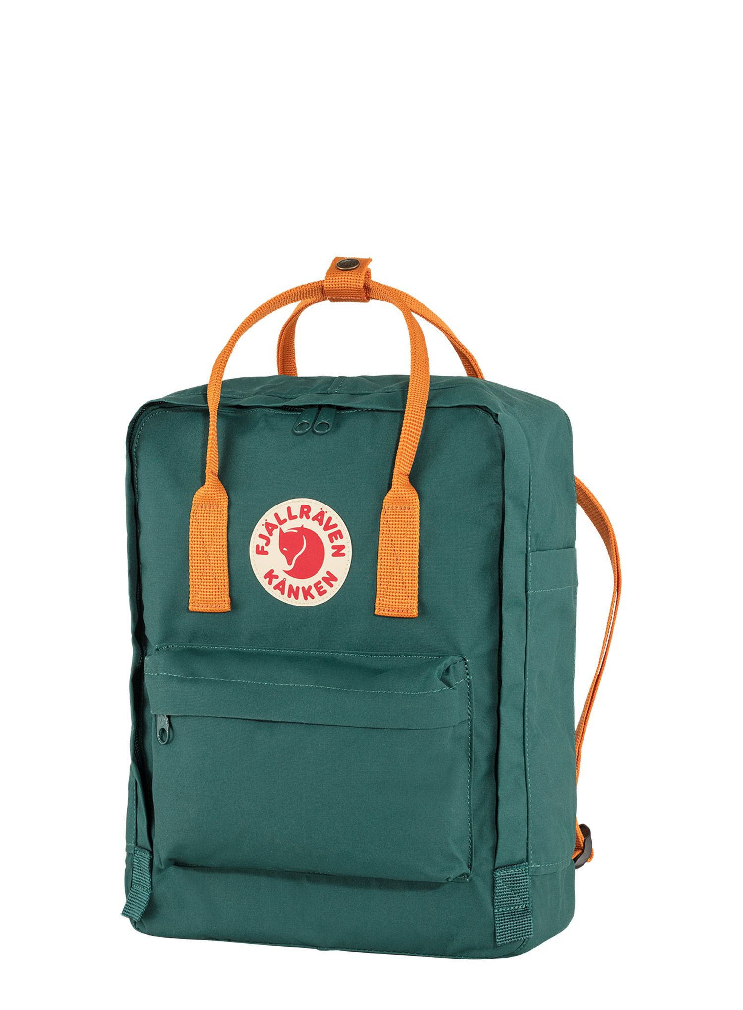 Městský batoh Fjallraven Kanken - arctic green/spicy orange