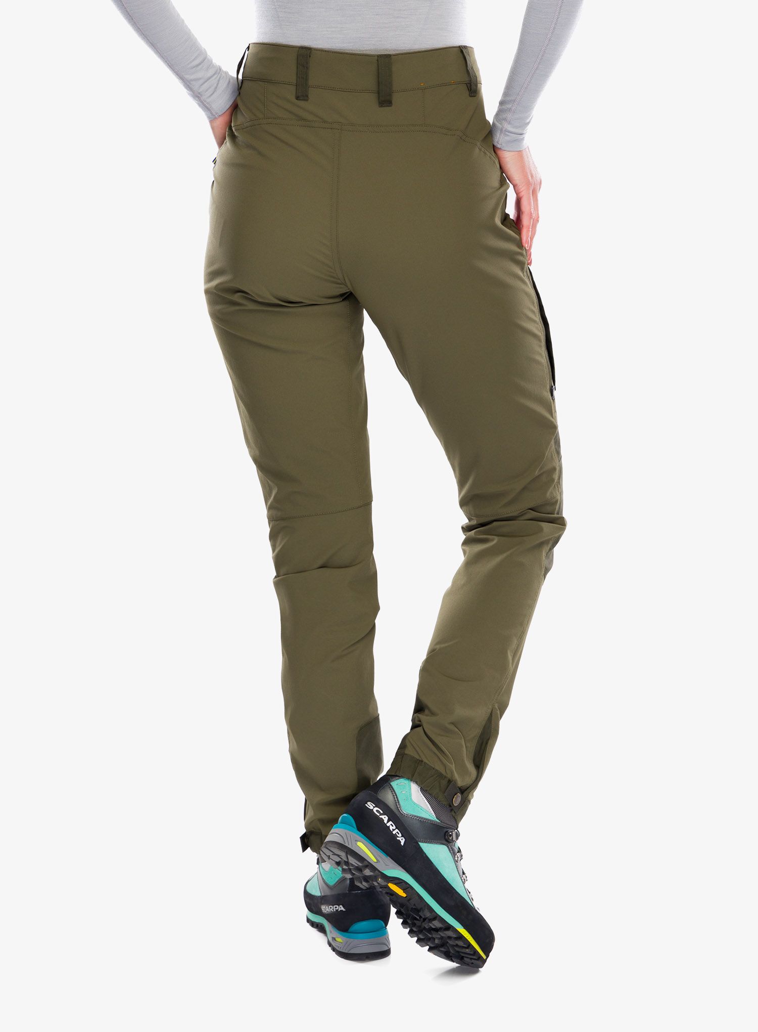 Trekové kalhoty dámské Fjallraven Keb Agile Trousers - laurel green/deep forest