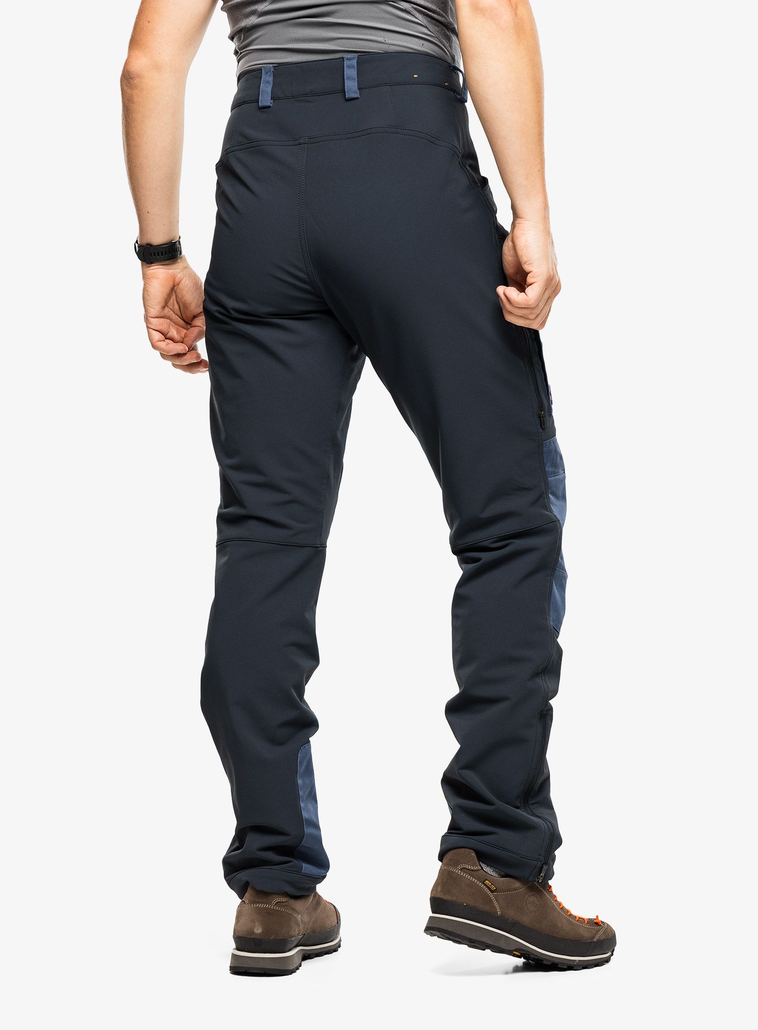 Trekové kalhoty Fjallraven Keb Agile Winter Trousers - dark navy/indigo blue
