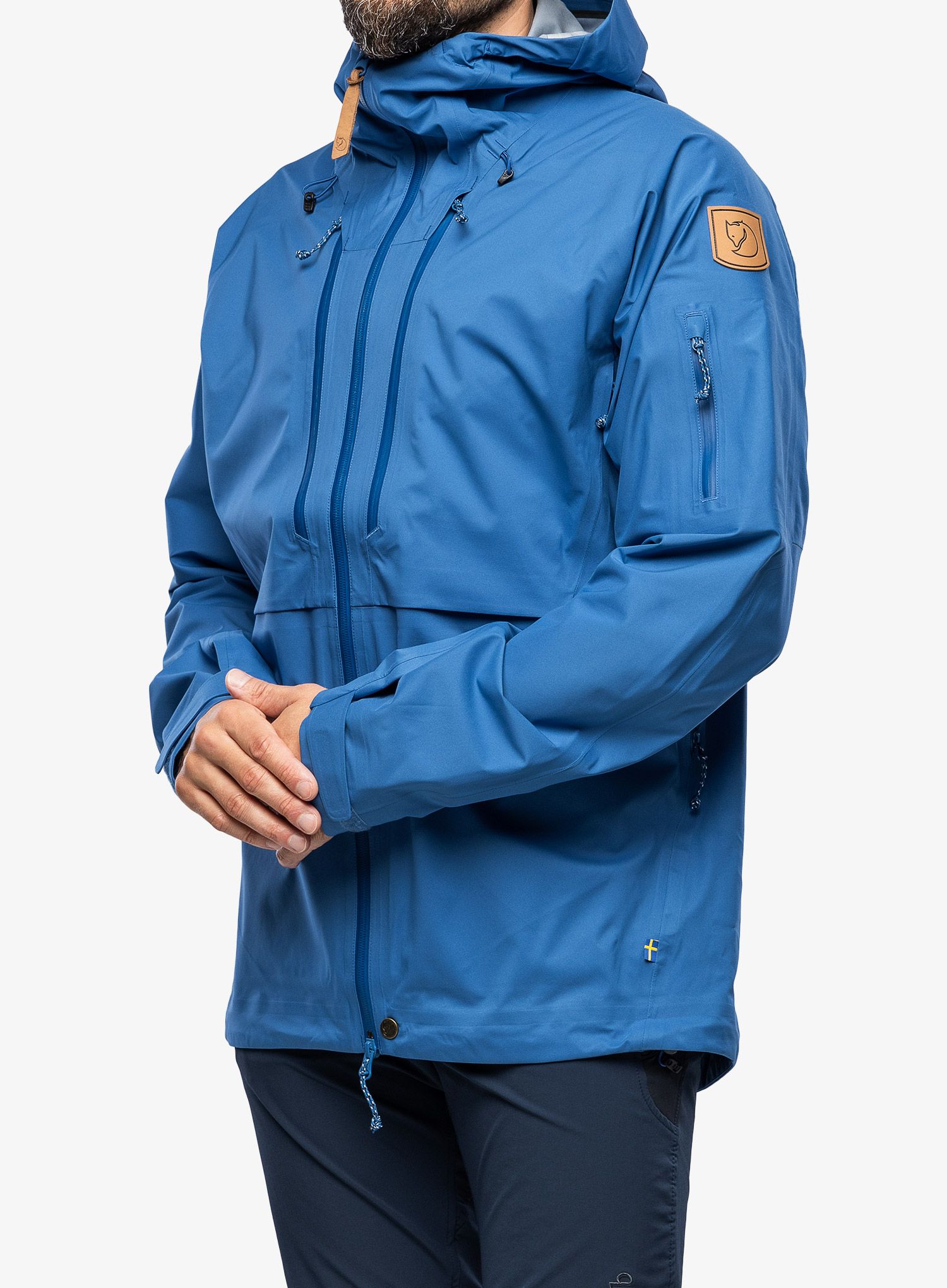 Bunda Fjallraven Keb Eco-Shell Jacket - alpine blue