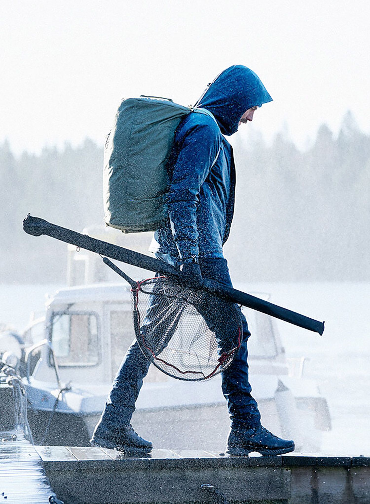 Bunda Fjallraven Keb Eco-Shell Jacket - alpine blue