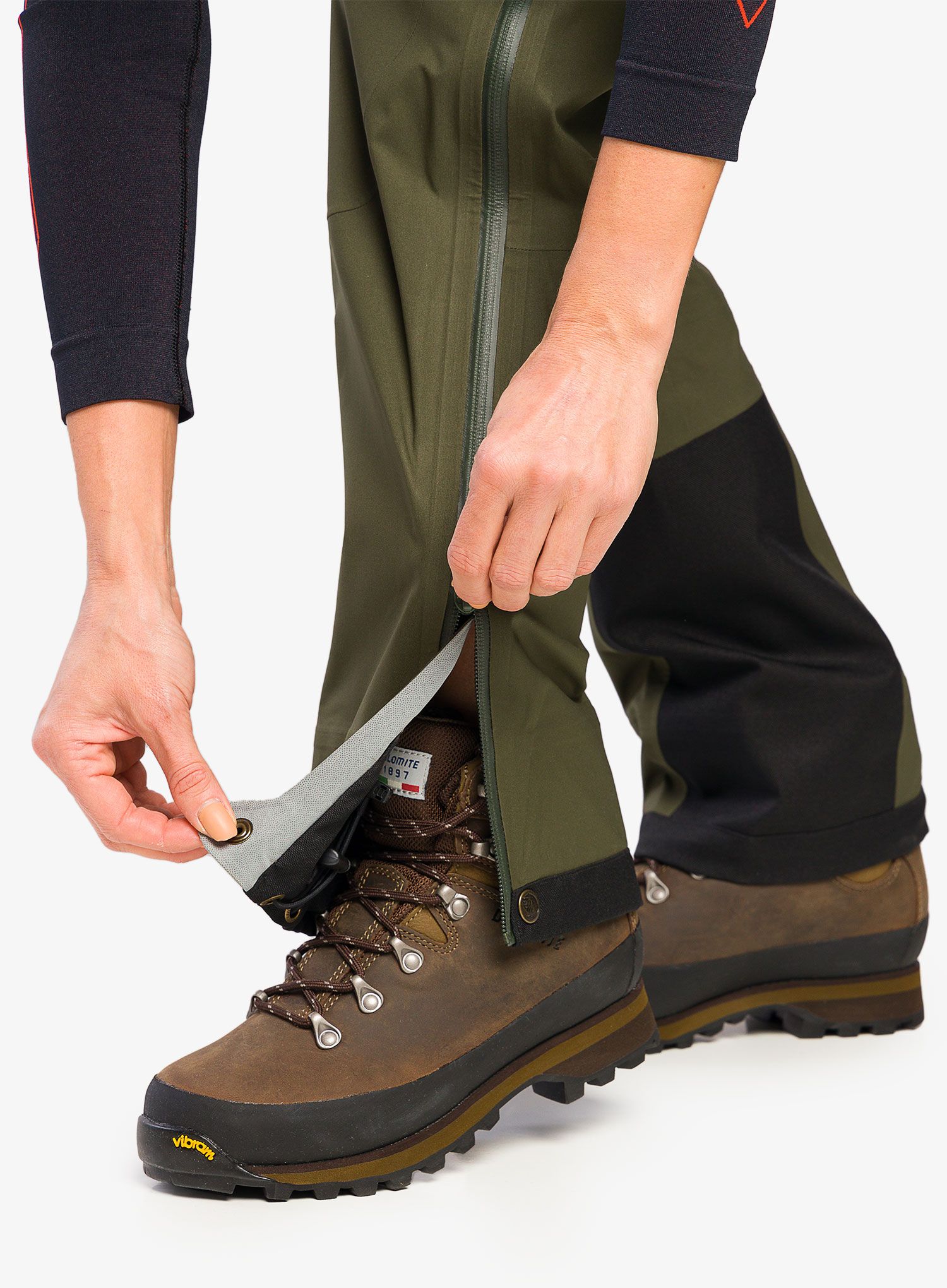 Dámské kalhoty Fjallraven Keb Eco-Shell Trousers - deep forest