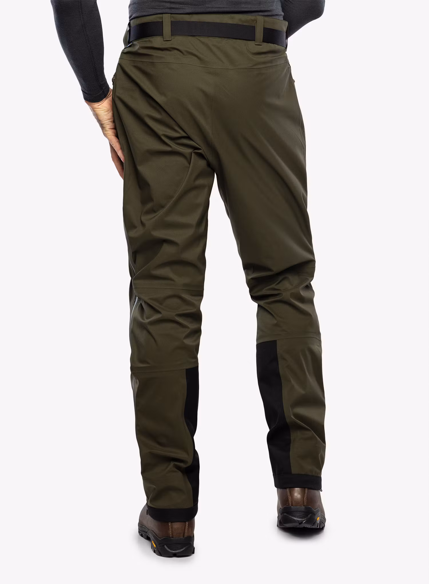 Kalhoty Fjallraven Keb Eco-Shell Trousers - deep forest