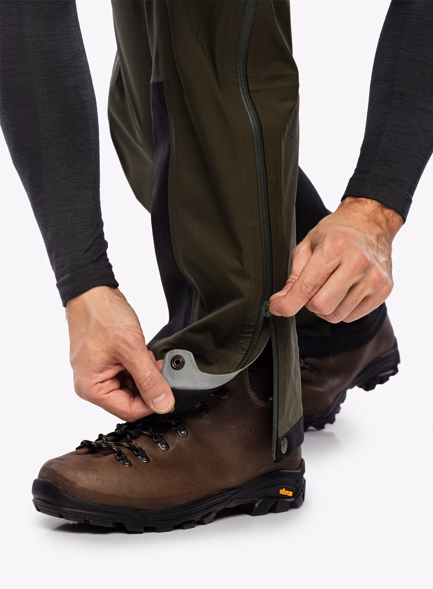 Kalhoty Fjallraven Keb Eco-Shell Trousers - deep forest