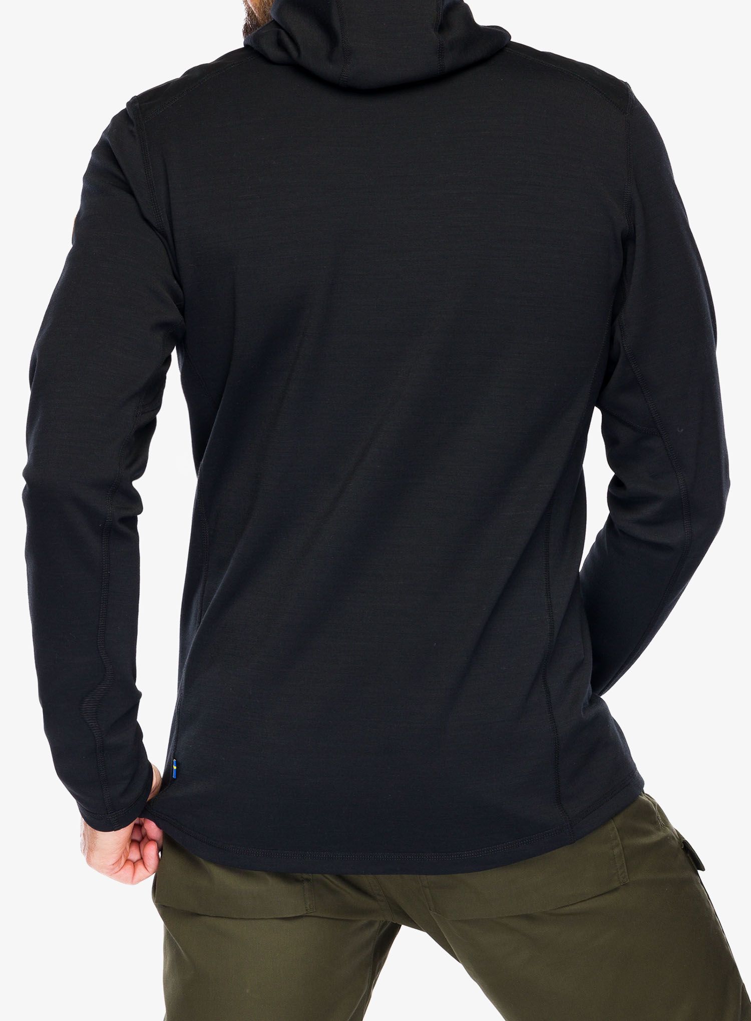 Bunda Fjallraven Keb Fleece Hoodie - black