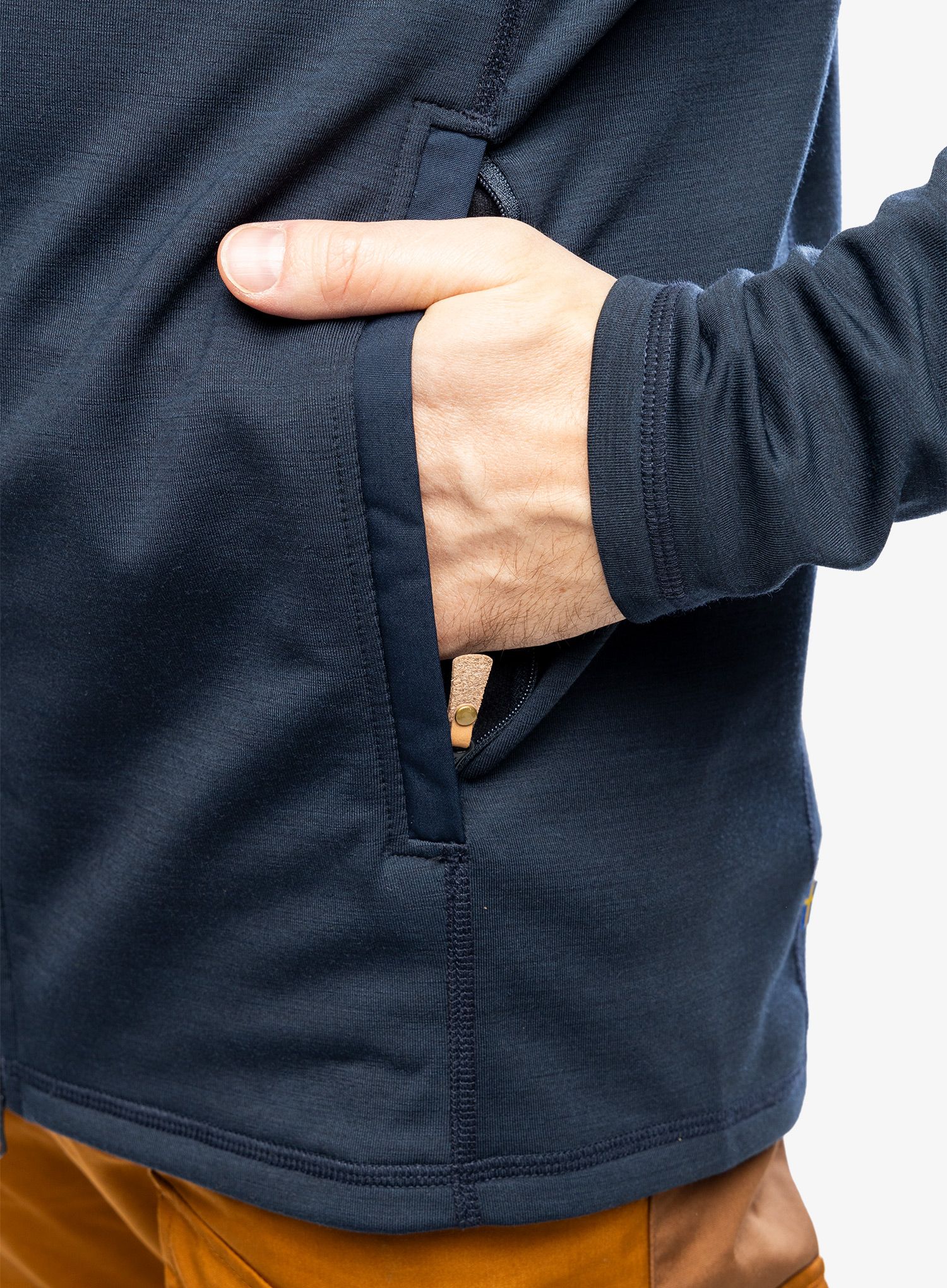 Mikina Fjallraven Keb Fleece Hoodie - dark navy