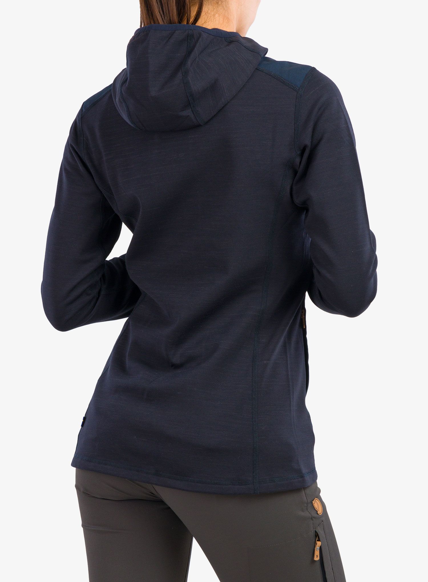 Dámská fleecová mikina Fjallraven Keb Fleece Hoodie - dark navy