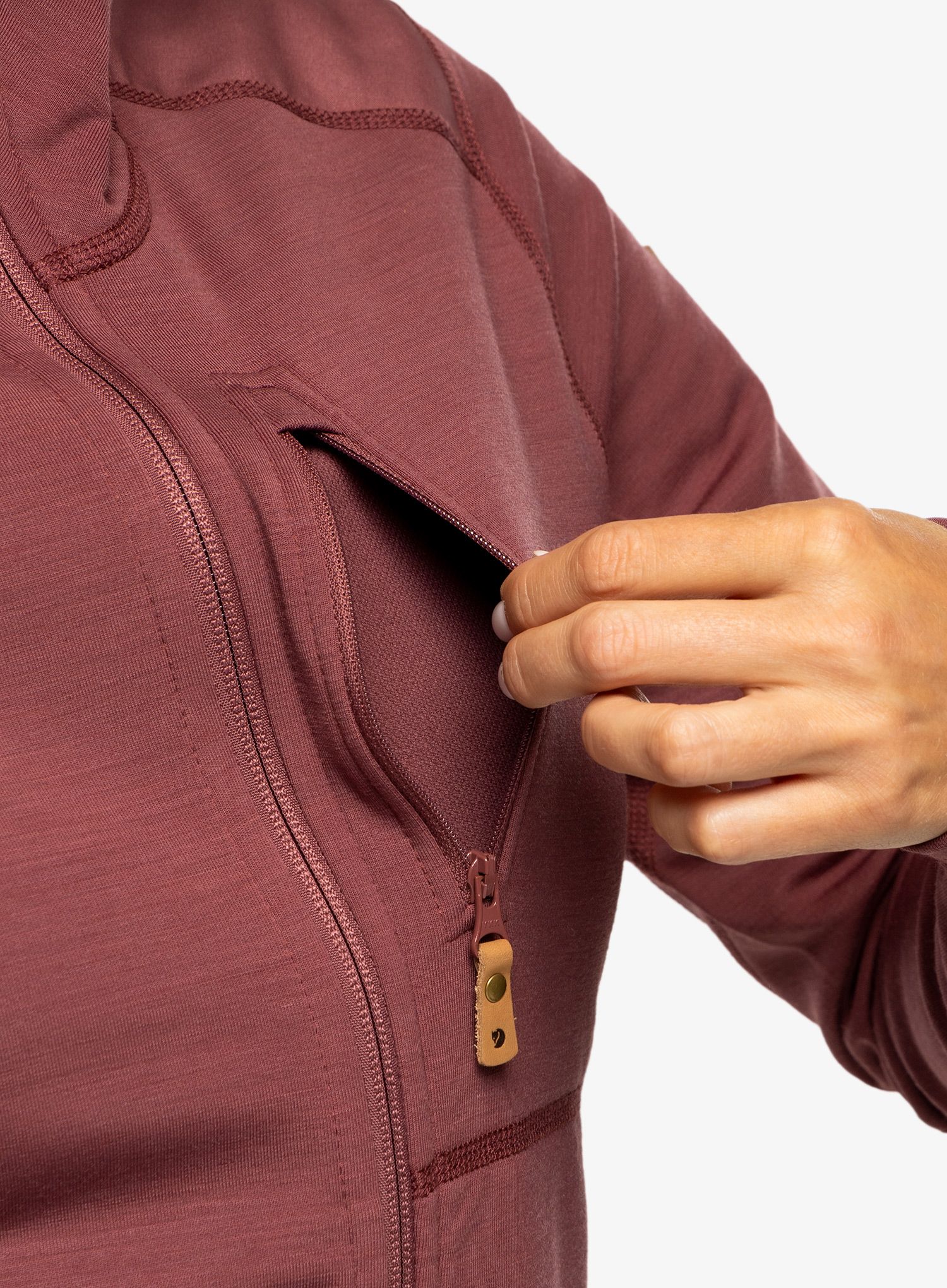 Dámská mikina Fjallraven Keb Fleece Hoodie - mesa purple
