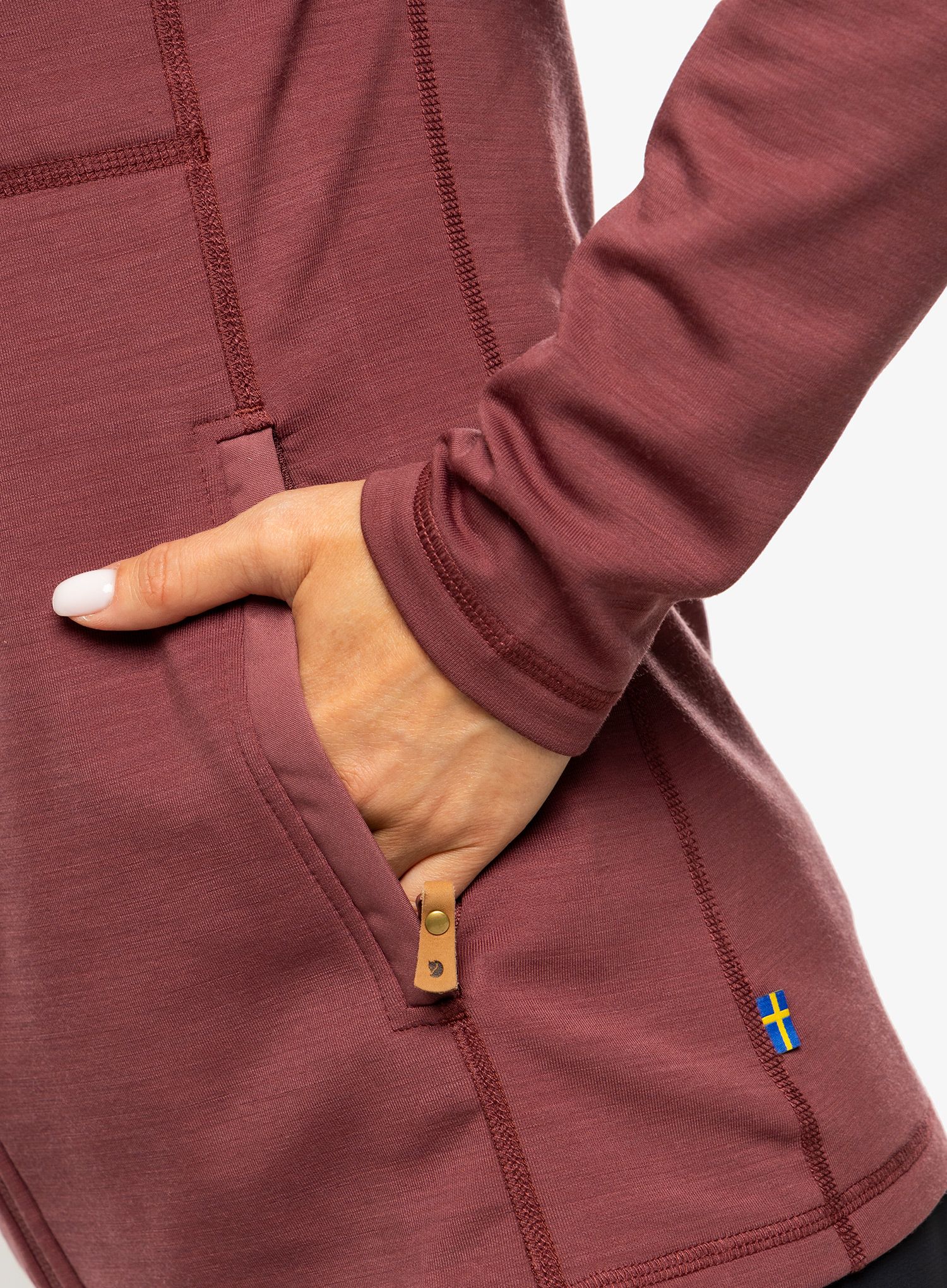 Dámská mikina Fjallraven Keb Fleece Hoodie - mesa purple