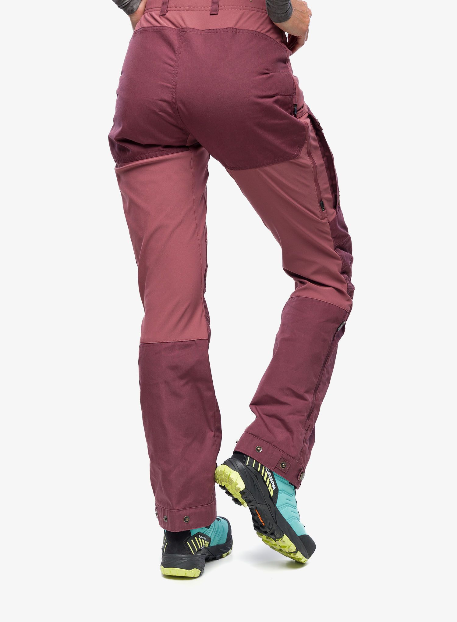Trekové kalhoty dámské Fjallraven Keb Trousers - port/mesa purple