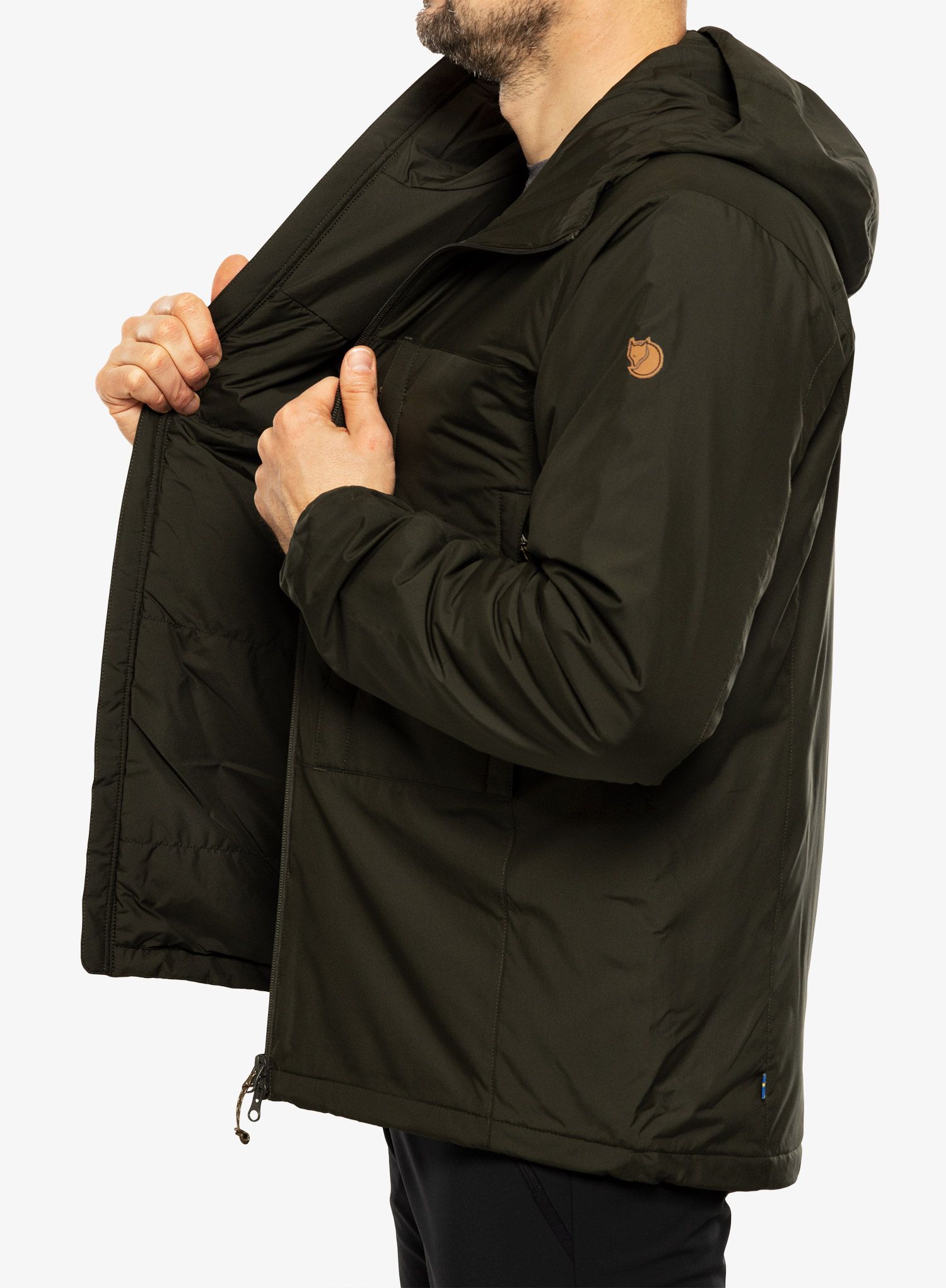 Izolovaná bunda Fjallraven Keb Wool Padded Jacket - deep forest