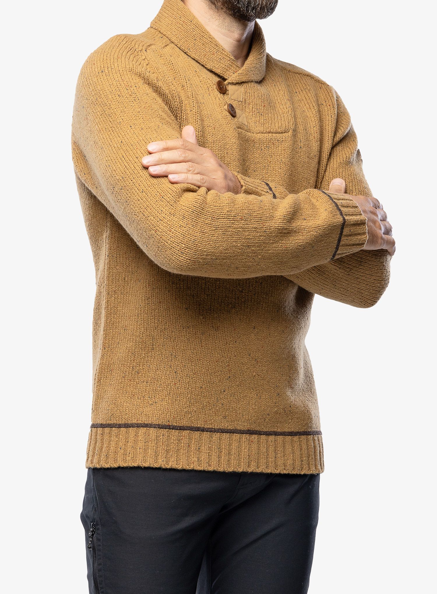 Mikina Fjallraven Lada Sweater - buckwheat brown