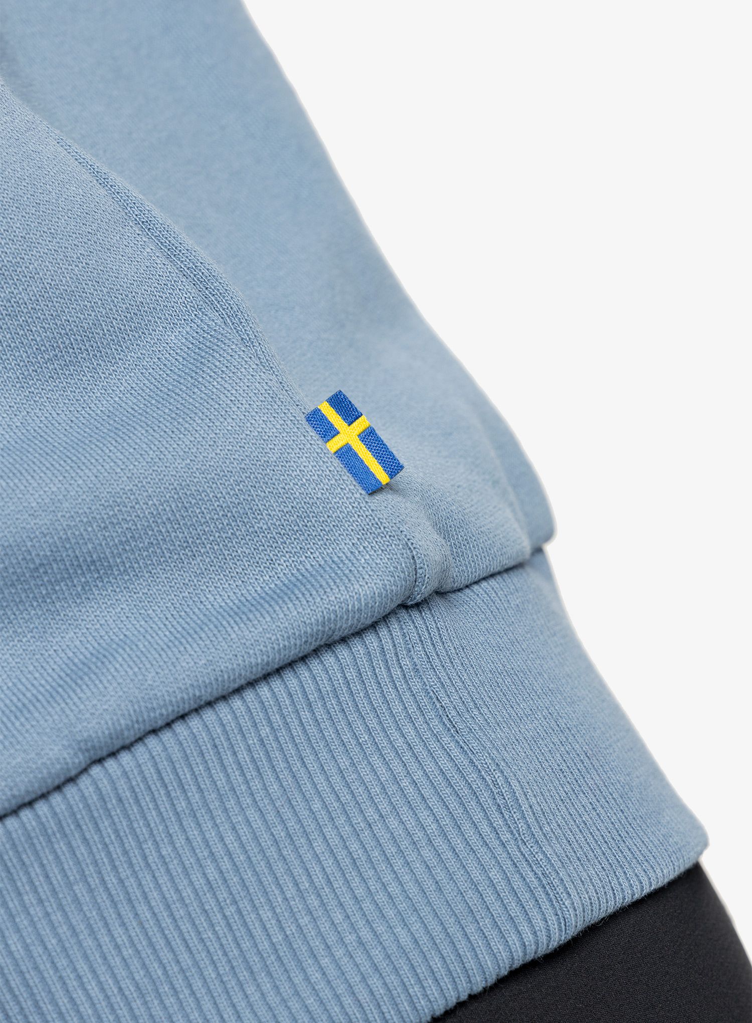 Dámská mikina Fjallraven Logo Sweater - dawn blue/terracotta brown