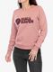 Dámská mikina Fjallraven Logo Sweater - dusty rose/port
