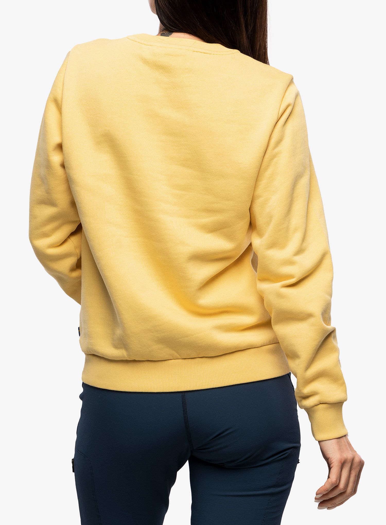 Dámská mikina Fjallraven Logo Sweater - mais yellow