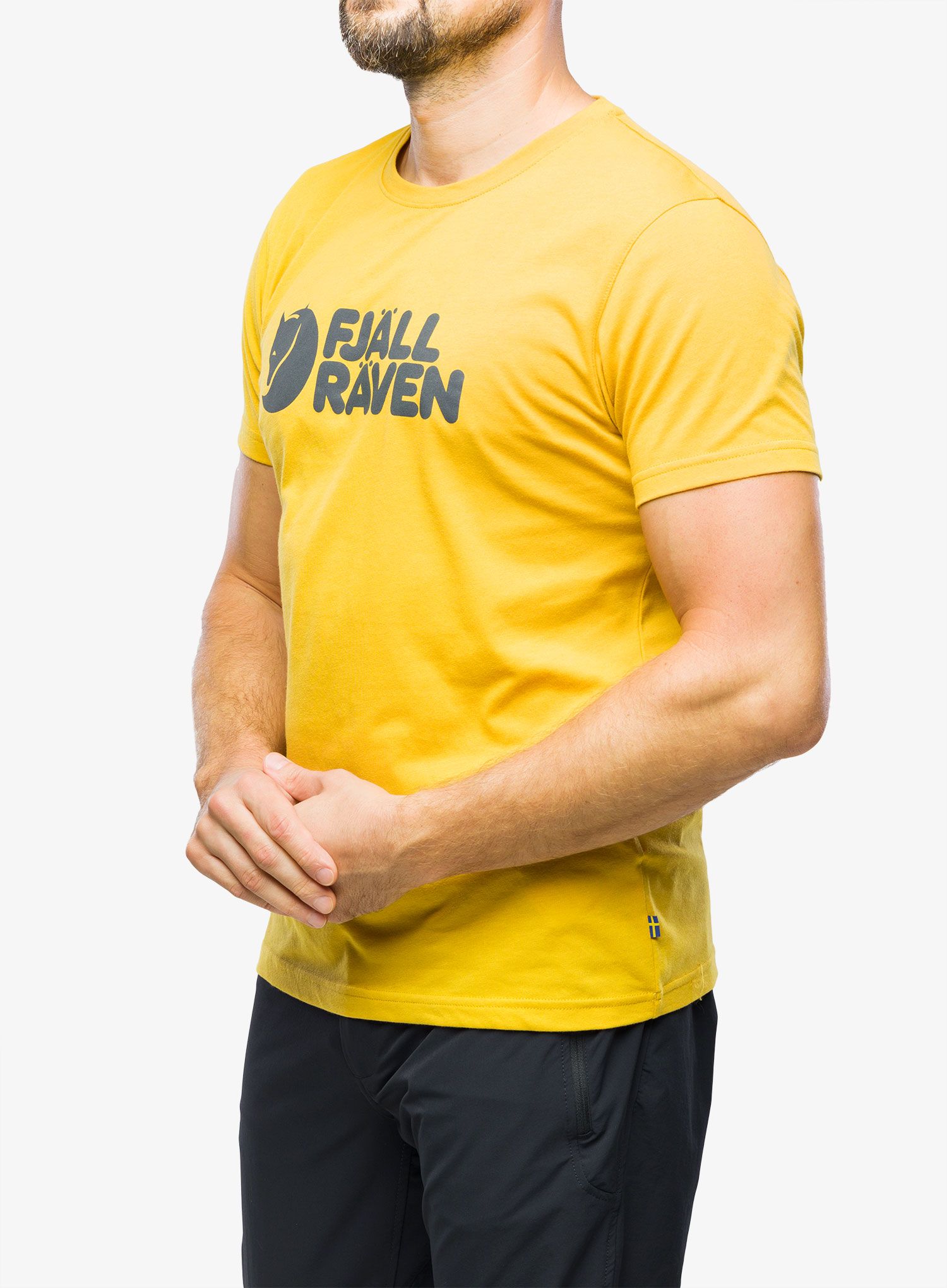 Tričko Fjallraven Logo T-shirt - ochre