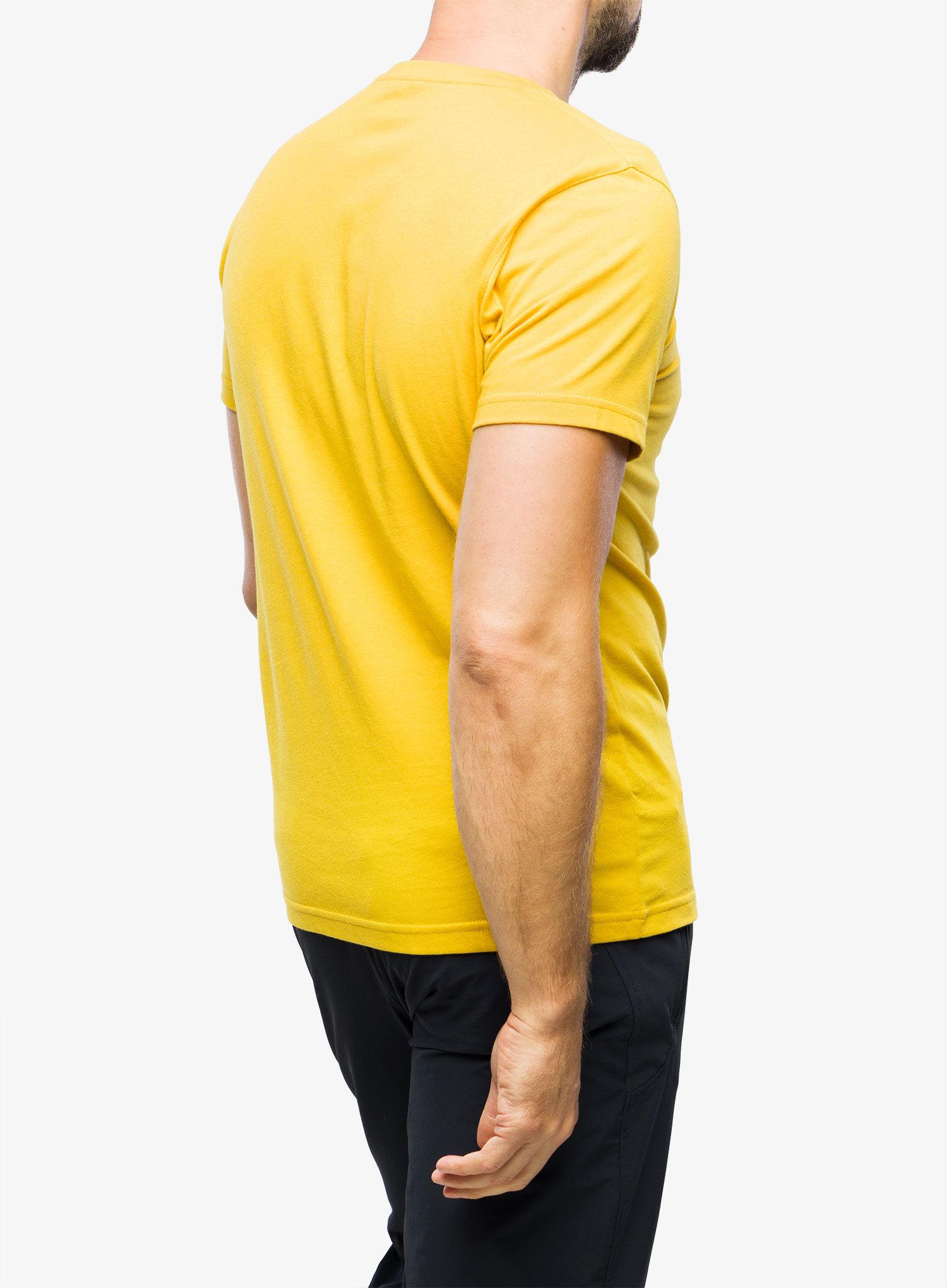 Tričko Fjallraven Logo T-shirt - ochre
