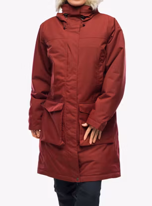 Dámská zimní parka Fjallraven Nuuk Lite Parka - bordeaux red
