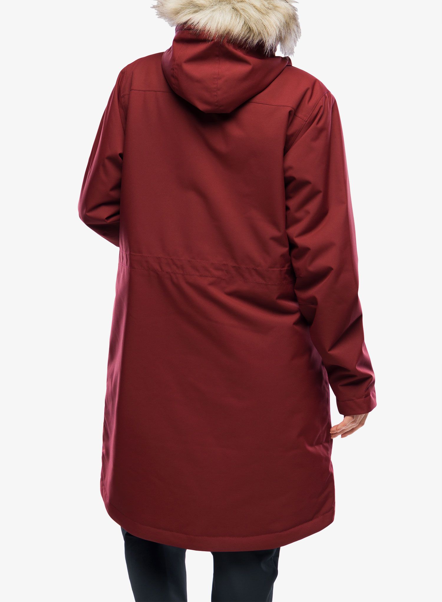 Dámská zimní parka Fjallraven Nuuk Lite Parka - bordeaux red