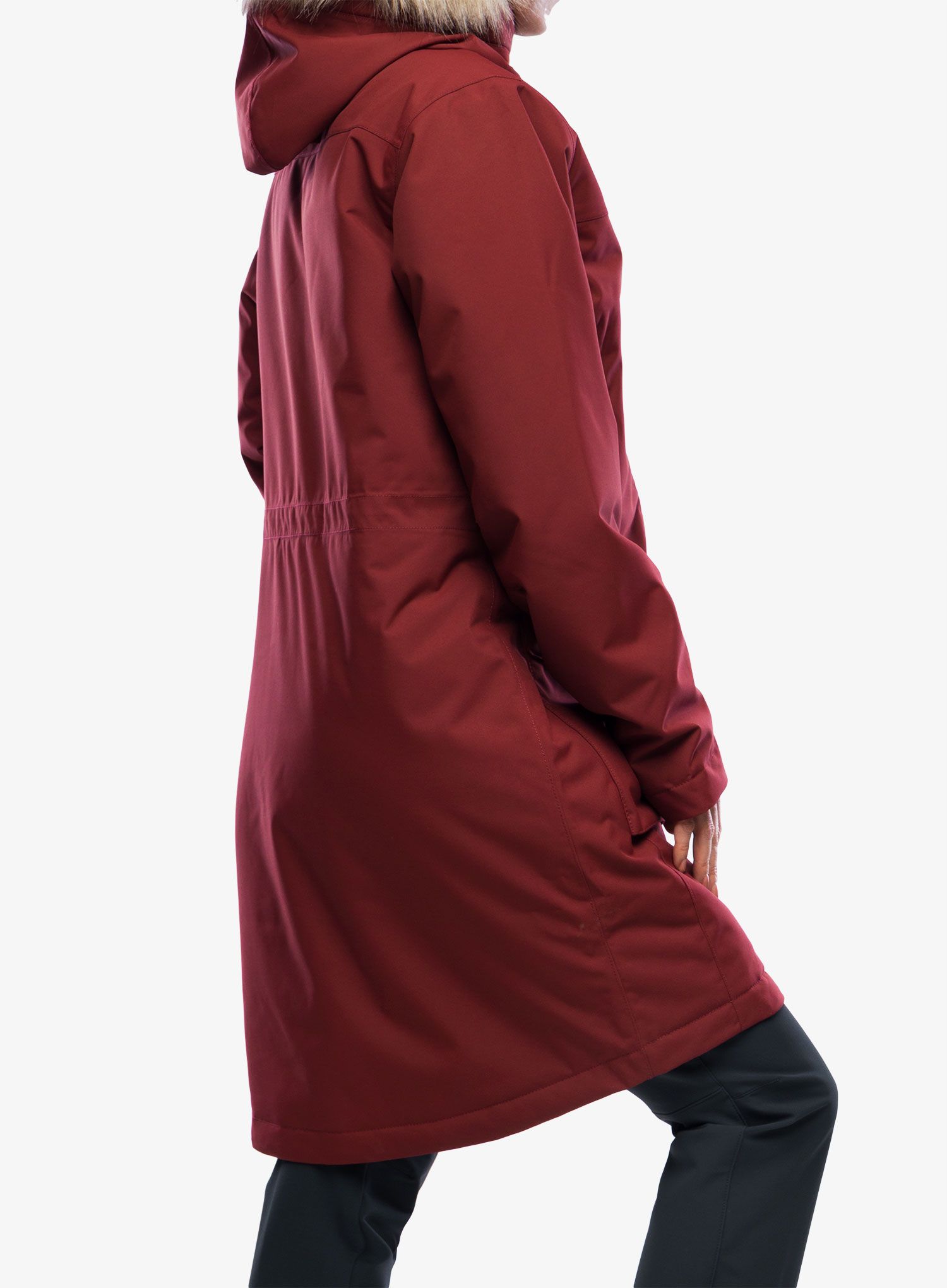 Dámská zimní parka Fjallraven Nuuk Lite Parka - bordeaux red