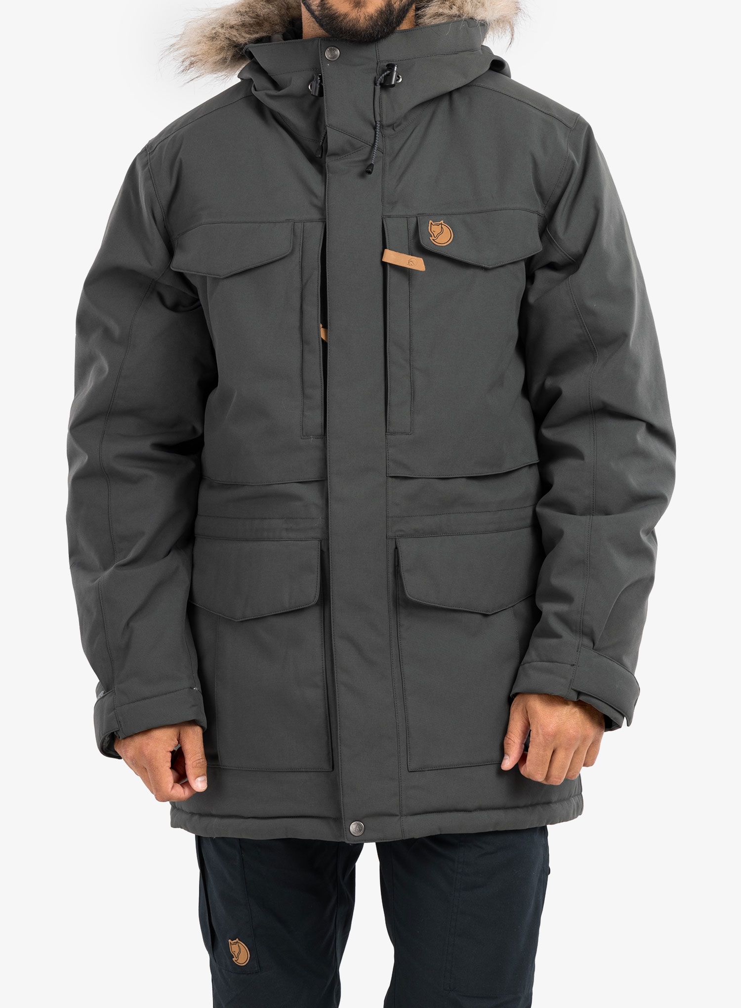 Izolovaná bundaFjallraven Nuuk Parka - basalt