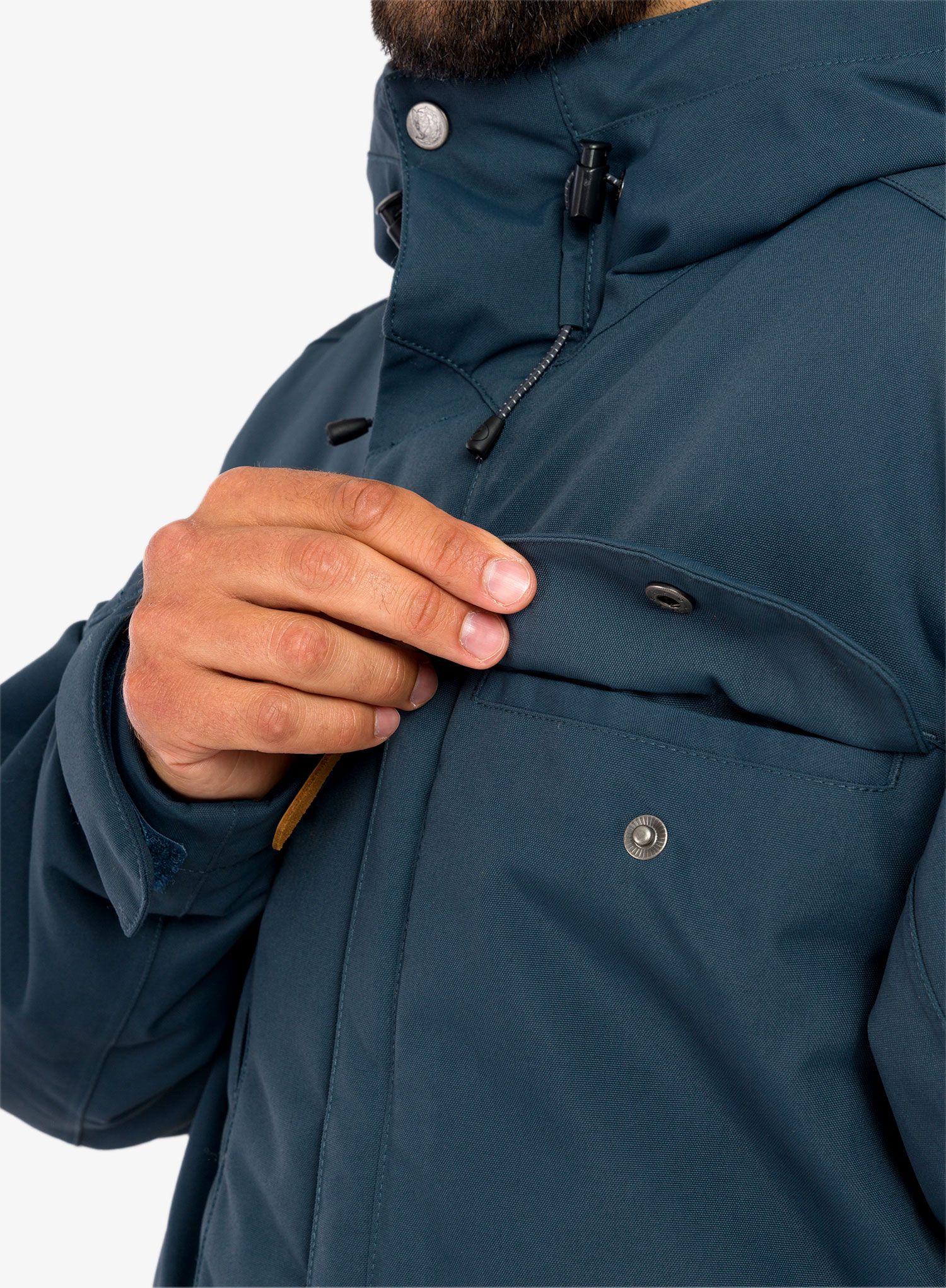 Izolovaná bunda Fjallraven Nuuk Parka - mountain blue