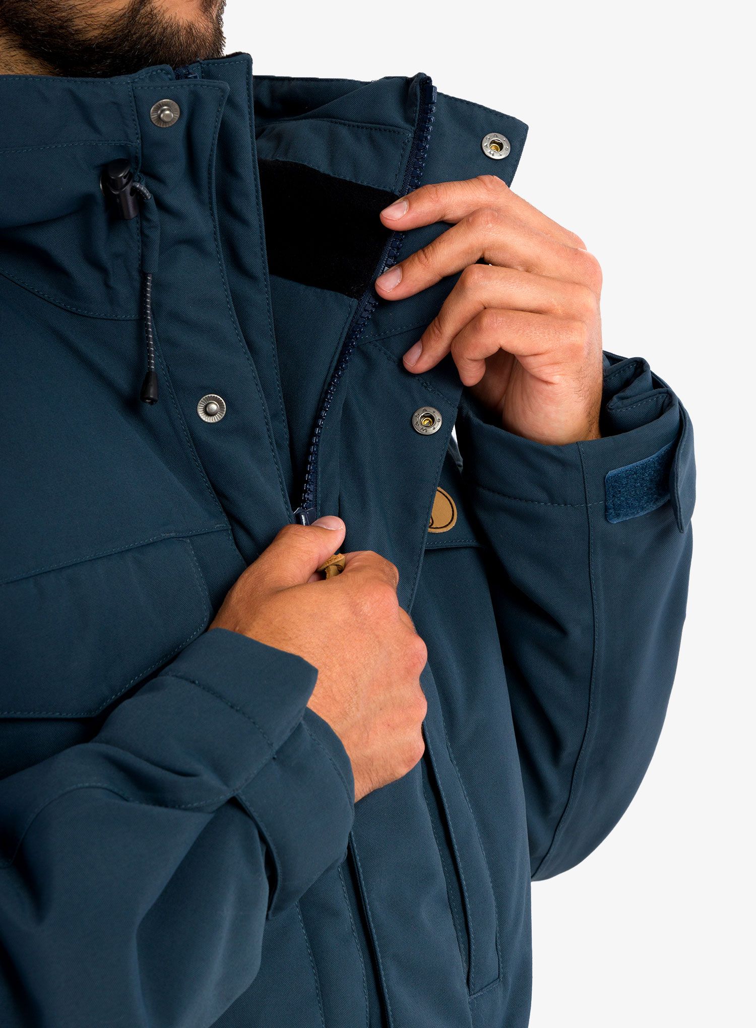 Izolovaná bunda Fjallraven Nuuk Parka - mountain blue