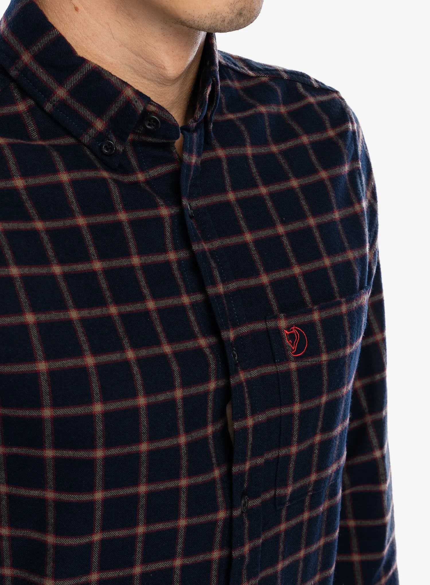 Turistická košile Fjallraven Ovik Flannel Shirt - dark navy