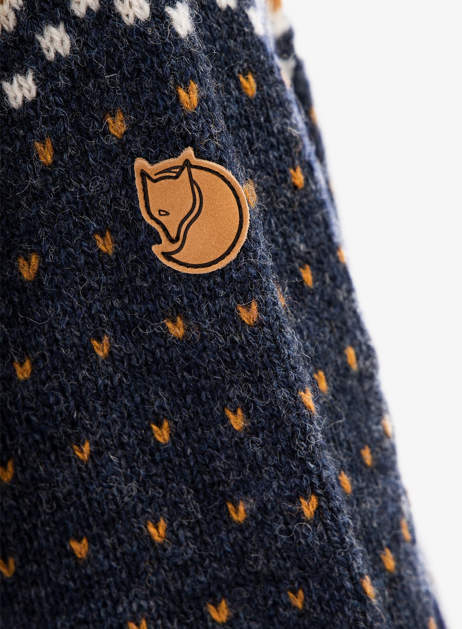 Dámský svetr Fjallraven Ovik Knit Roller Neck - navy-dark navy