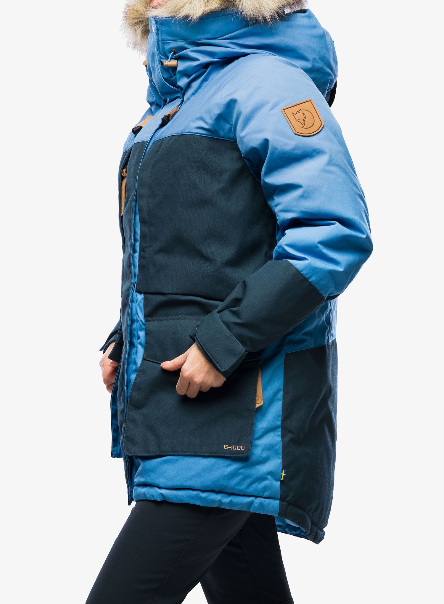 Dámská zimní bunda Fjallraven Polar Expedition Parka - blue/mountain blue