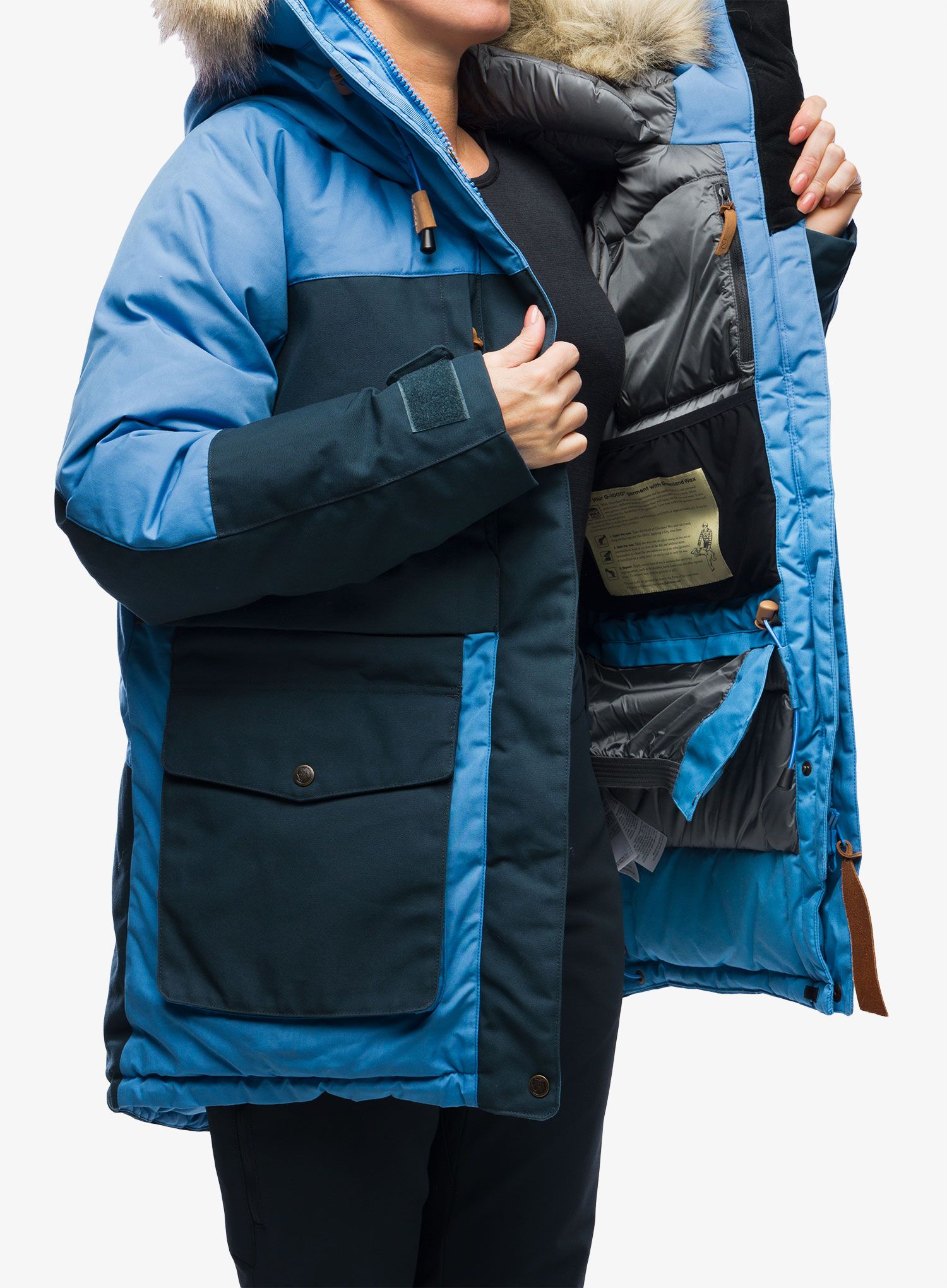 Dámská zimní bunda Fjallraven Polar Expedition Parka - blue/mountain blue