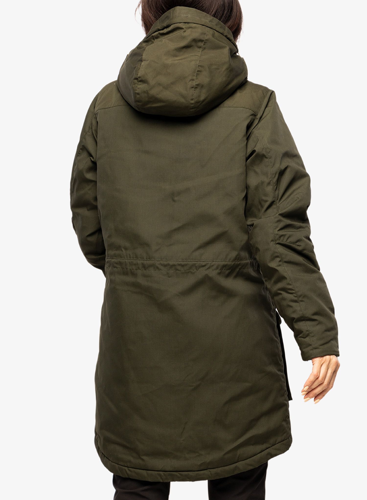 Dámský kabát Fjallraven Singi Wool Padded Parka - deep forest