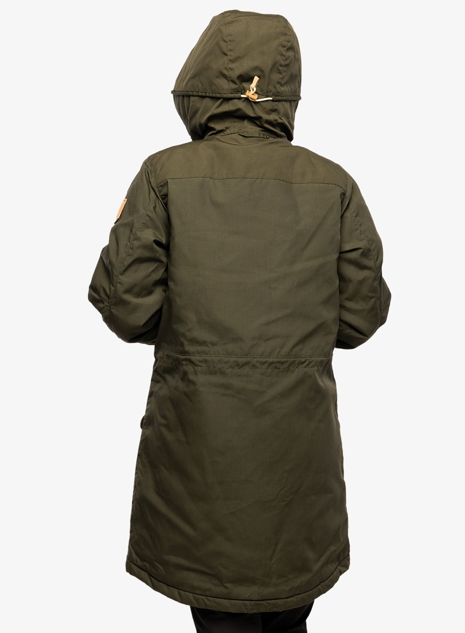 Dámský kabát Fjallraven Singi Wool Padded Parka - deep forest