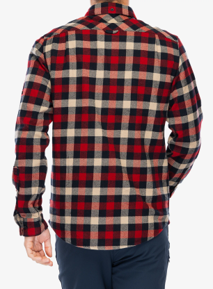 Turistická košile Fjallraven Skog Shirt - dark navy/red