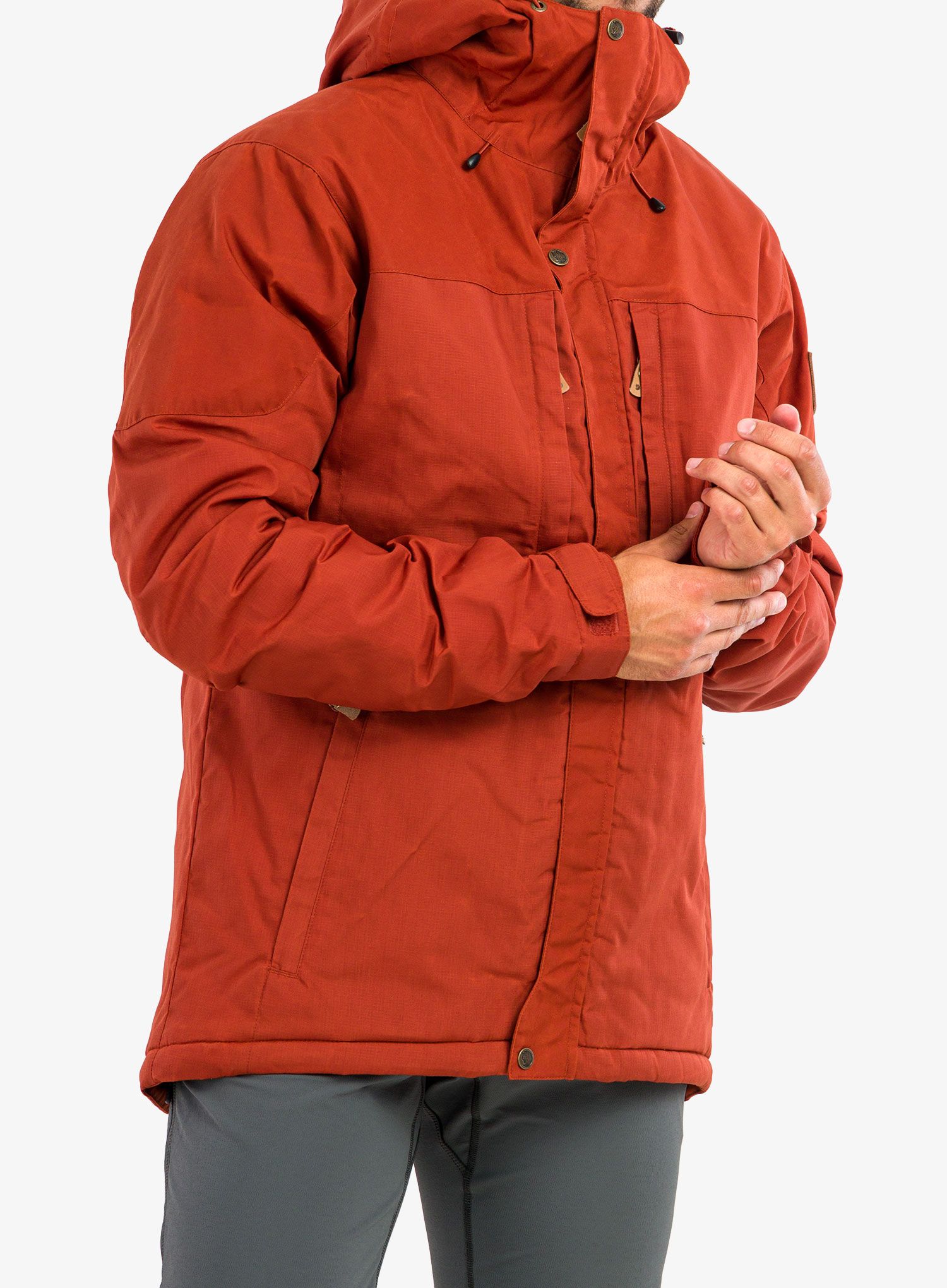 Zimní bunda Fjallraven Skogso Padded Jacket - autumn leaf