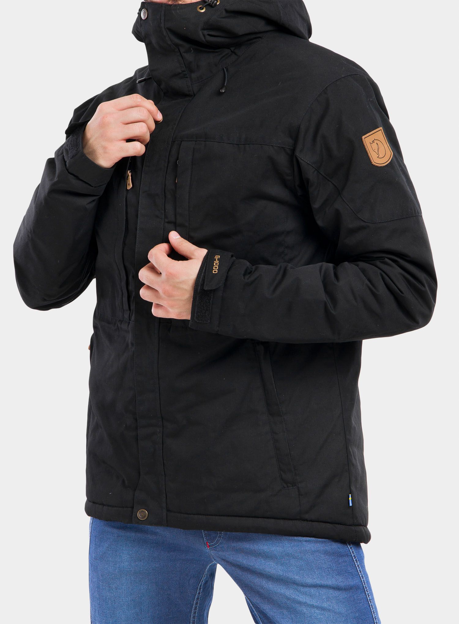 Zimní bunda Fjallraven Skogso Padded Jacket - black