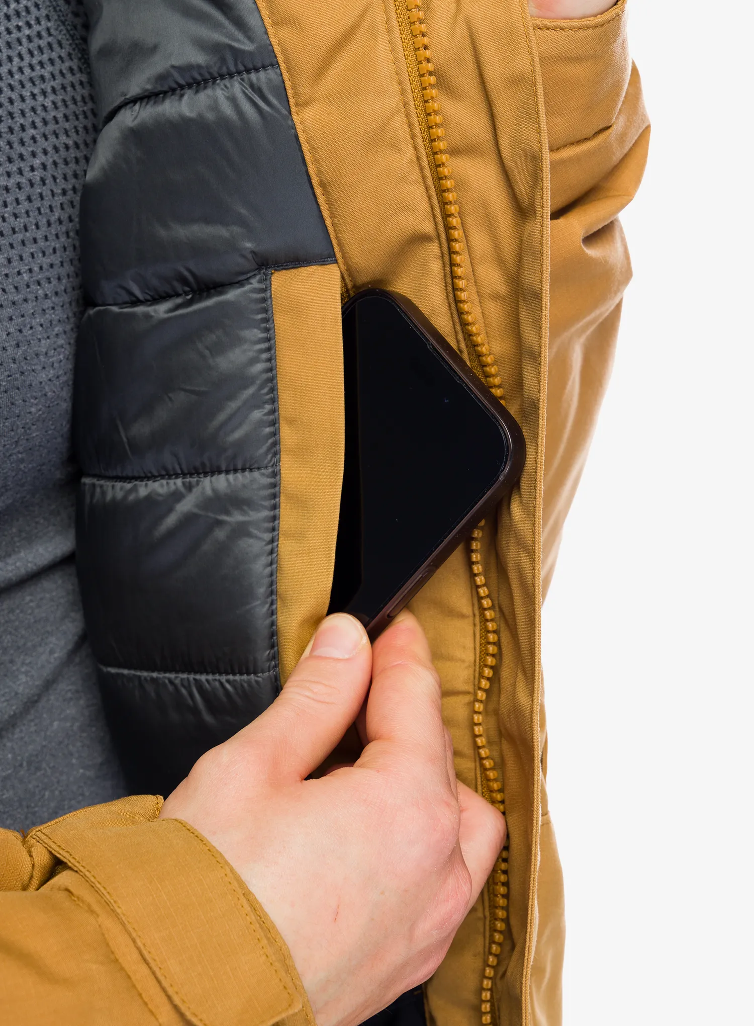 Zimní bunda Fjallraven Skogso Padded Jacket - buckwheat brown