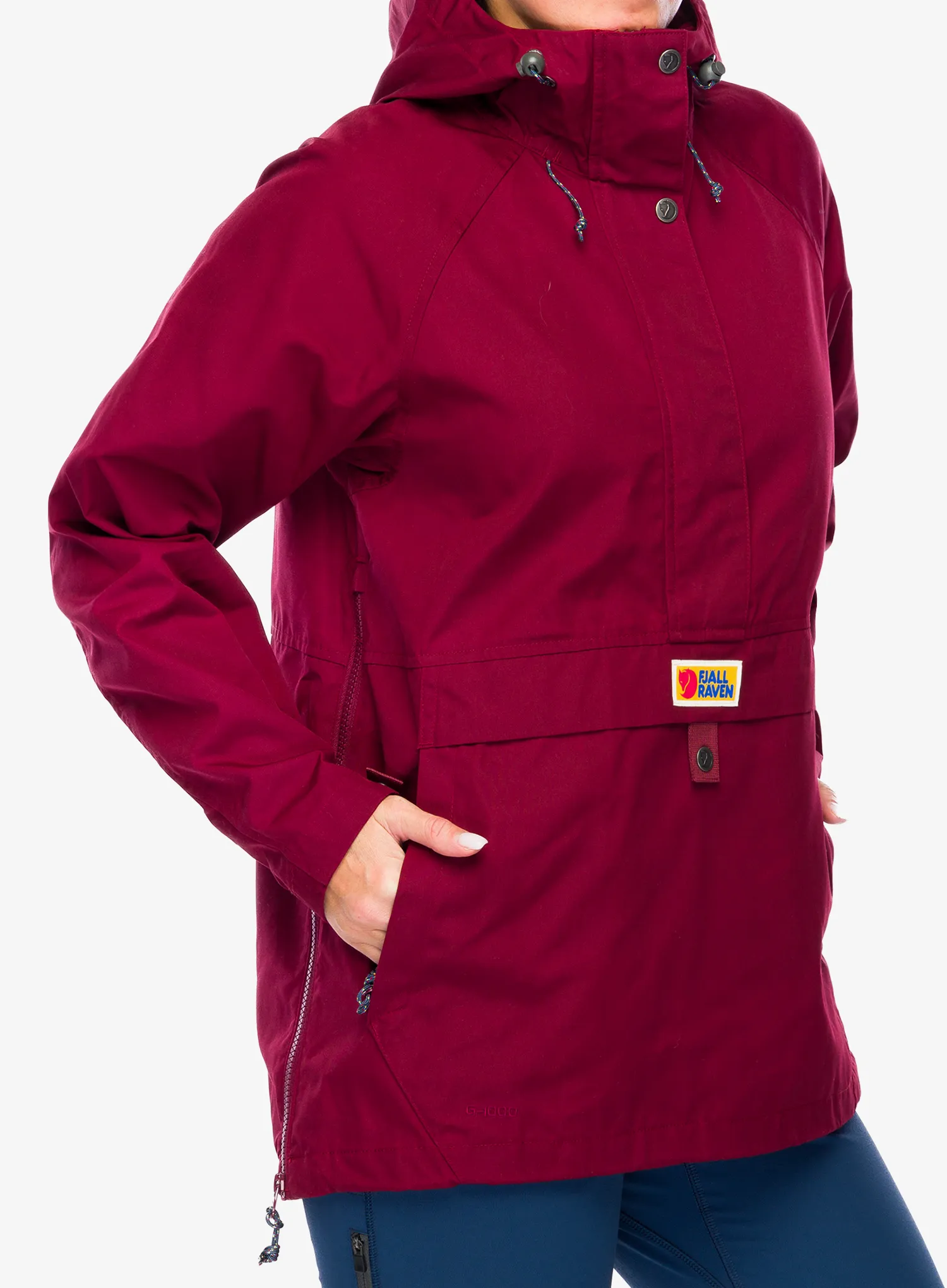Dámská bunda Fjallraven Vardag Anorak - bordeaux red