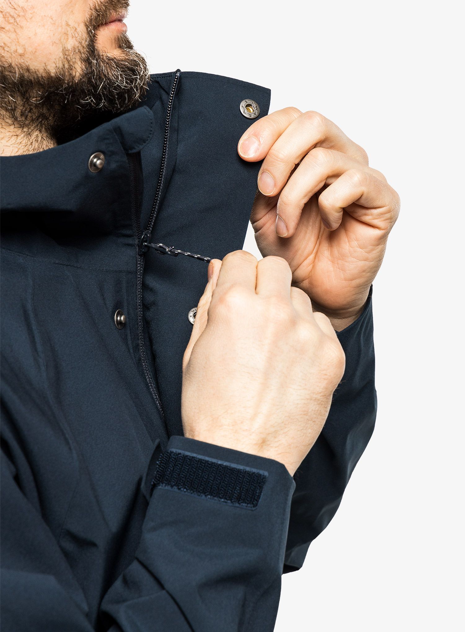 Bunda do deště Fjallraven Vardag Hydratic Anorak - dark navy