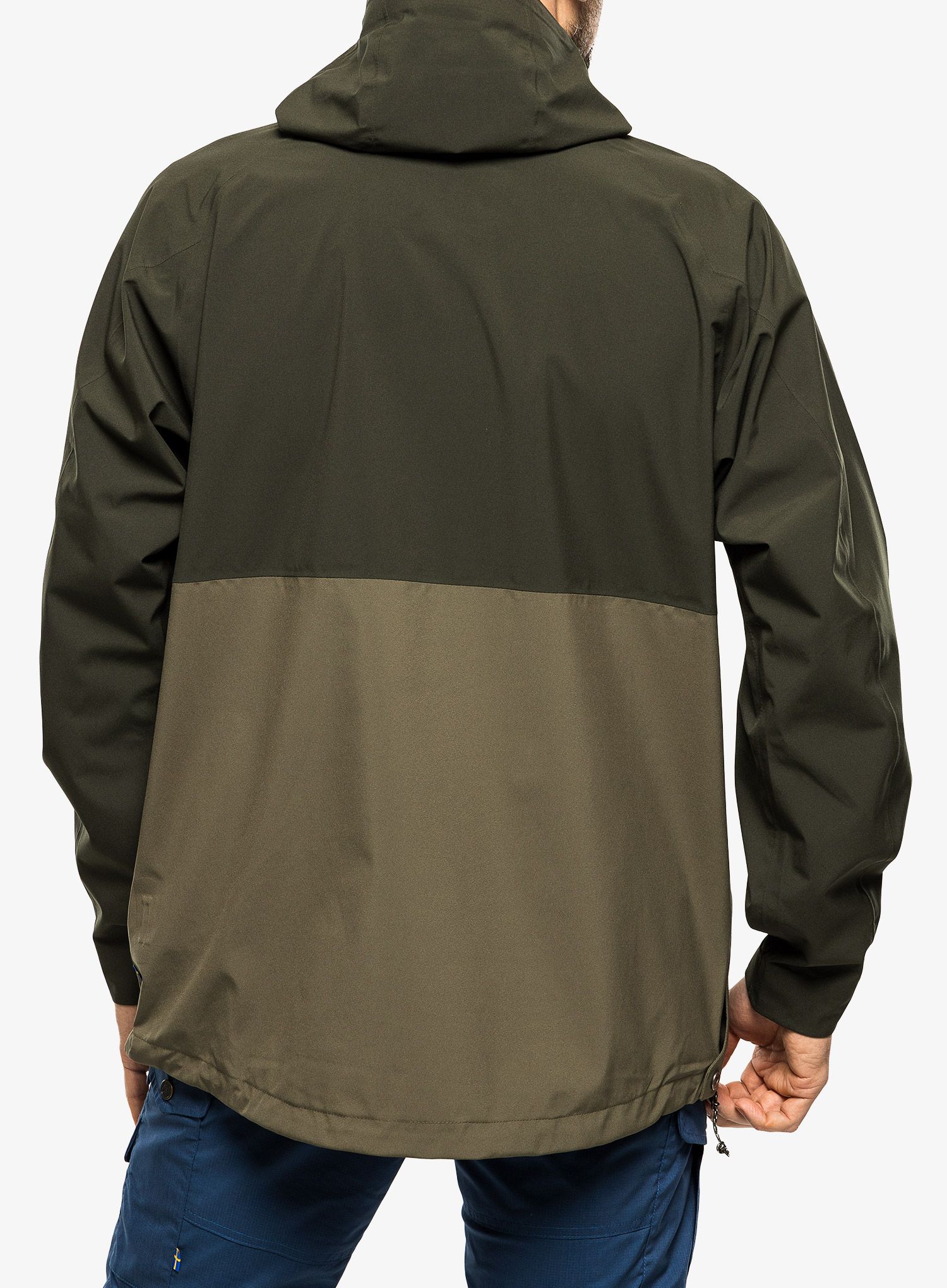 Bunda do deště Fjallraven Vardag Hydratic Anorak - deep forest/laurel green