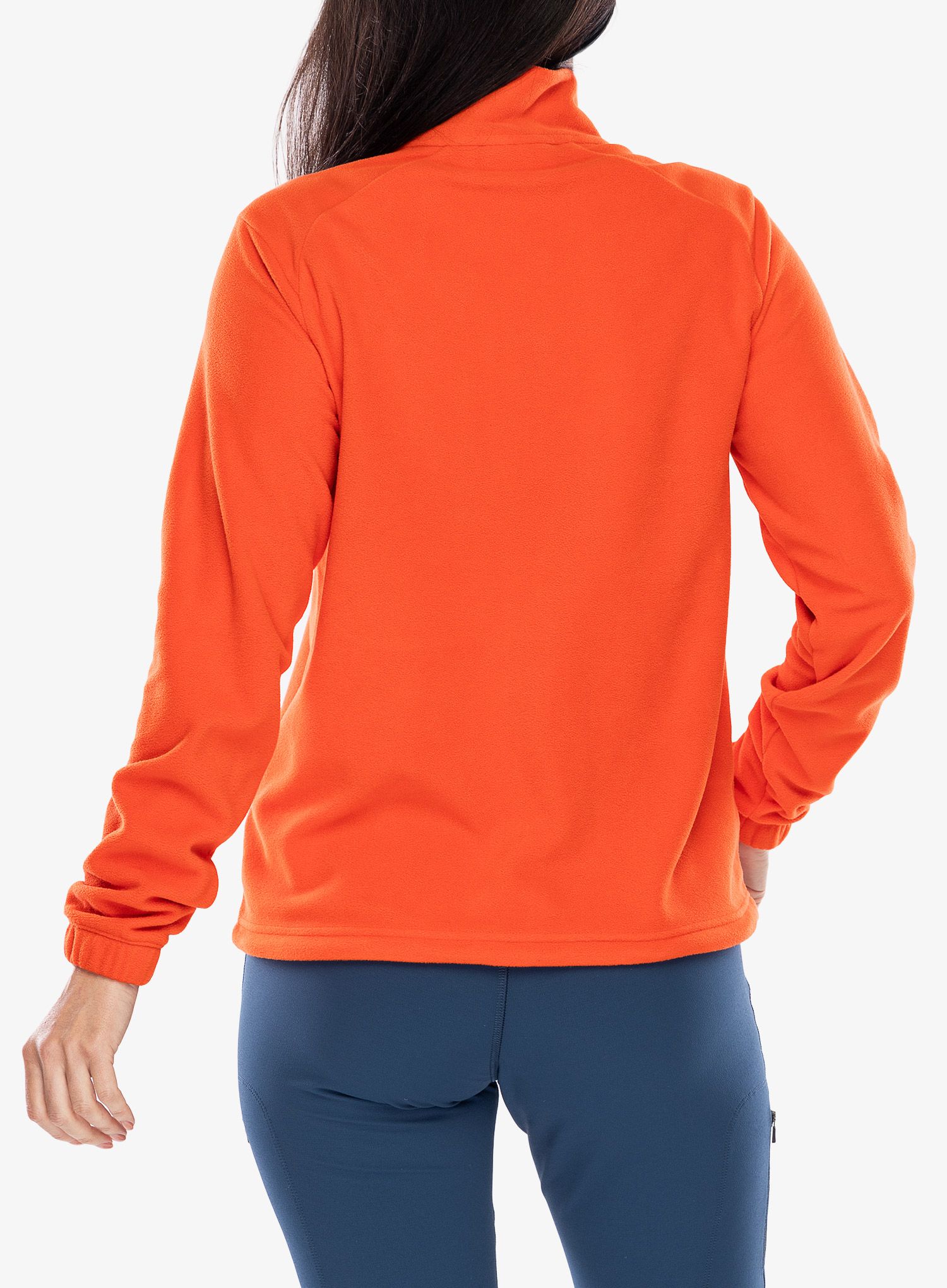 Fleece mikina dámská Fjallraven Vardag Lite Fleece - flame orange