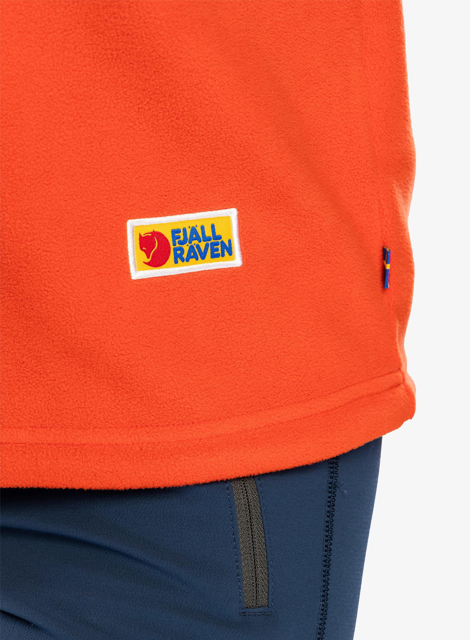 Fleece mikina dámská Fjallraven Vardag Lite Fleece - flame orange