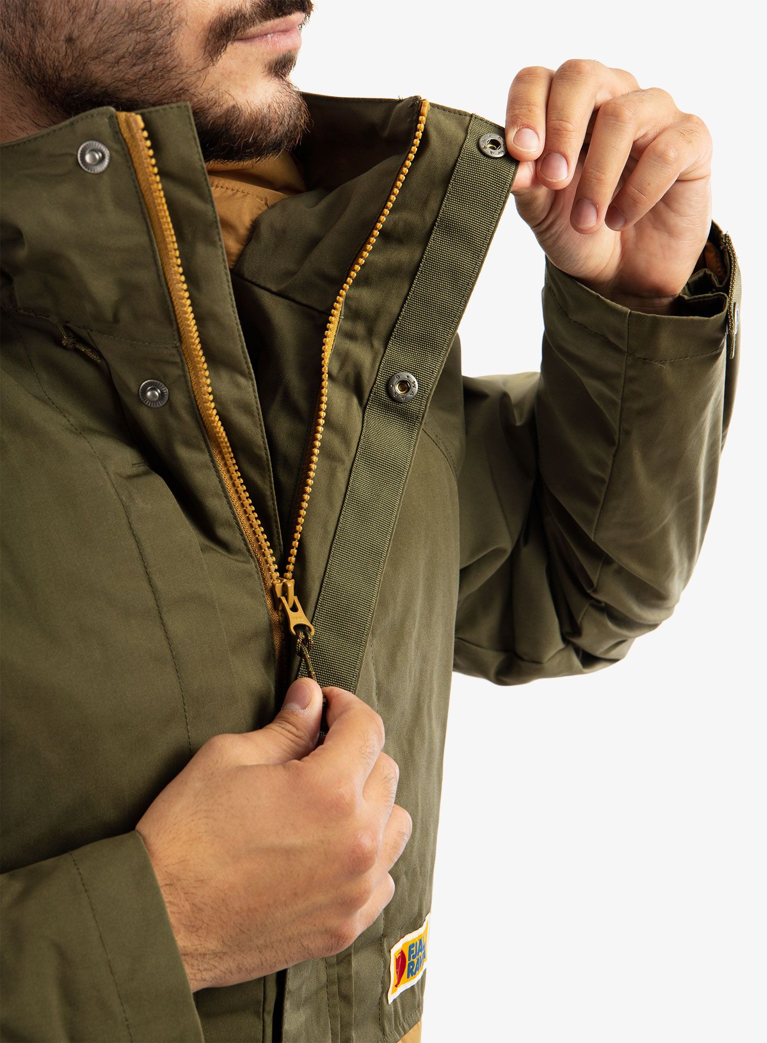 Izolovaná bunda Fjallraven Vardag Lite Padded Jacket - green/brown