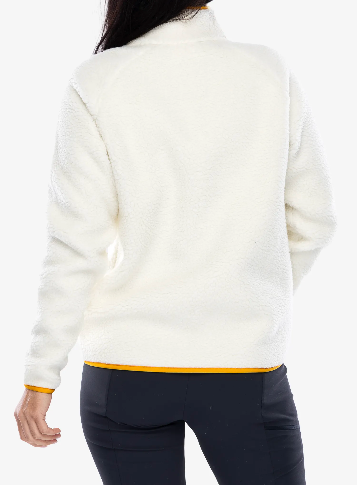 Fleecová mikina dámská Fjallraven Vardag Pile Fleece - chalk white