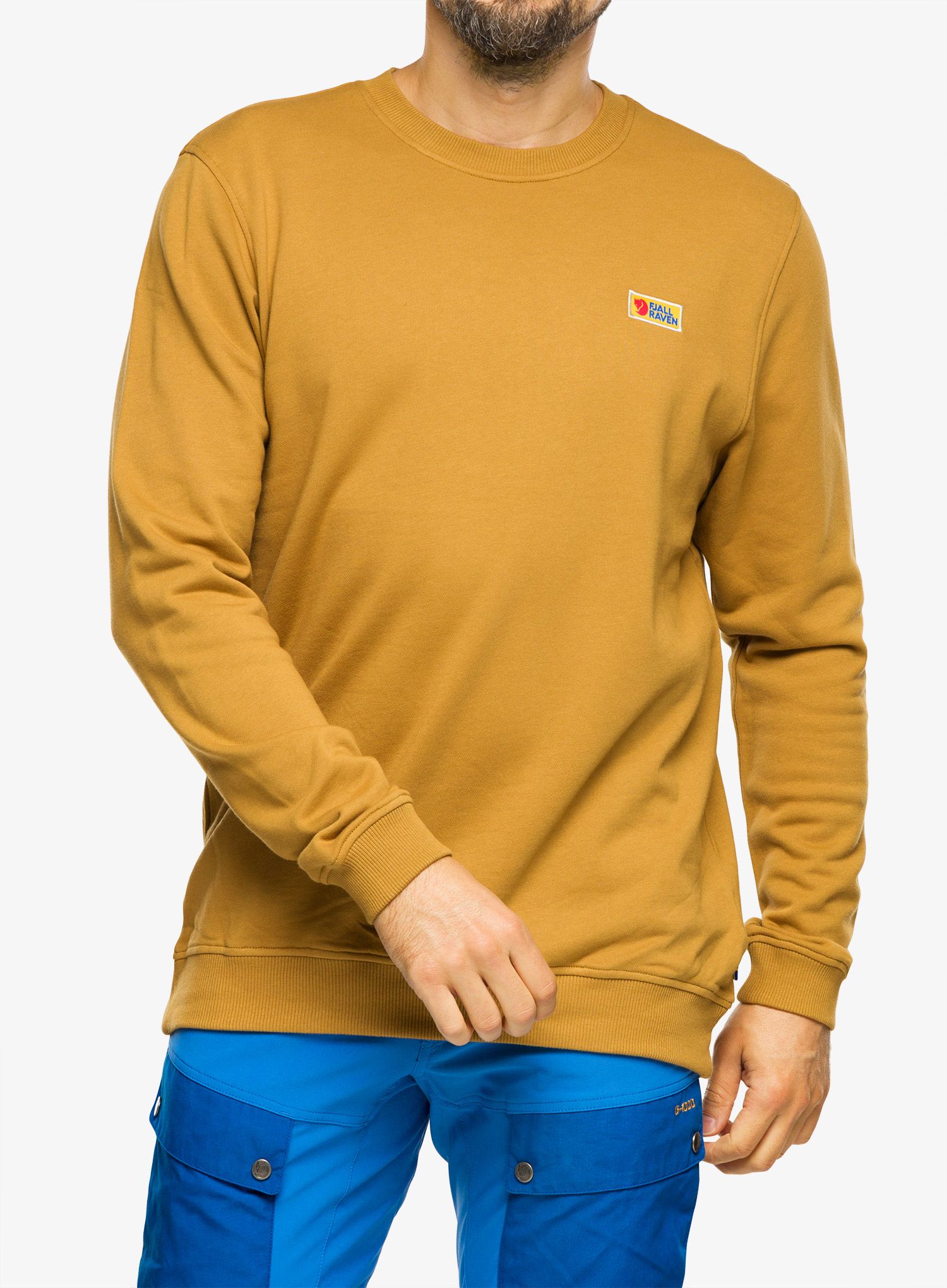 Mikina Fjallraven Vardag Sweater - buckwheat brown