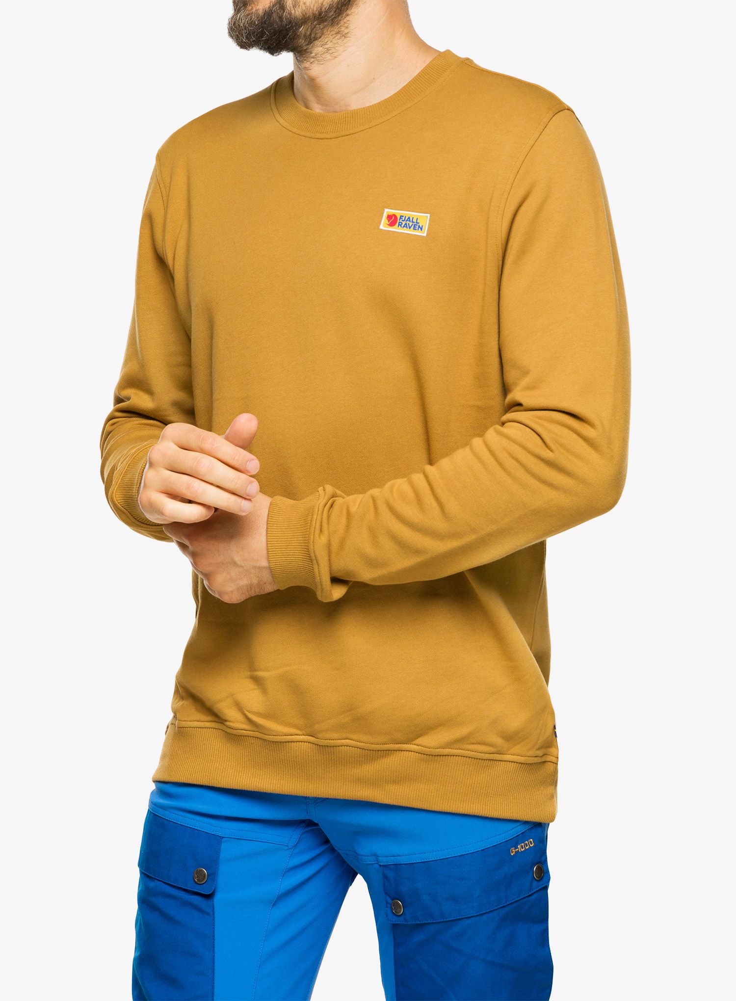 Mikina Fjallraven Vardag Sweater - buckwheat brown